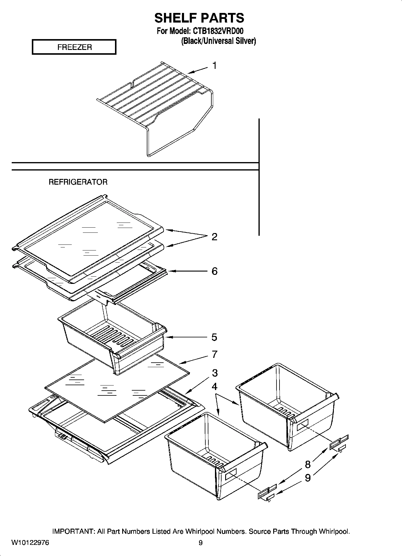 05 - SHELF PARTS, OPTIONAL PARTS