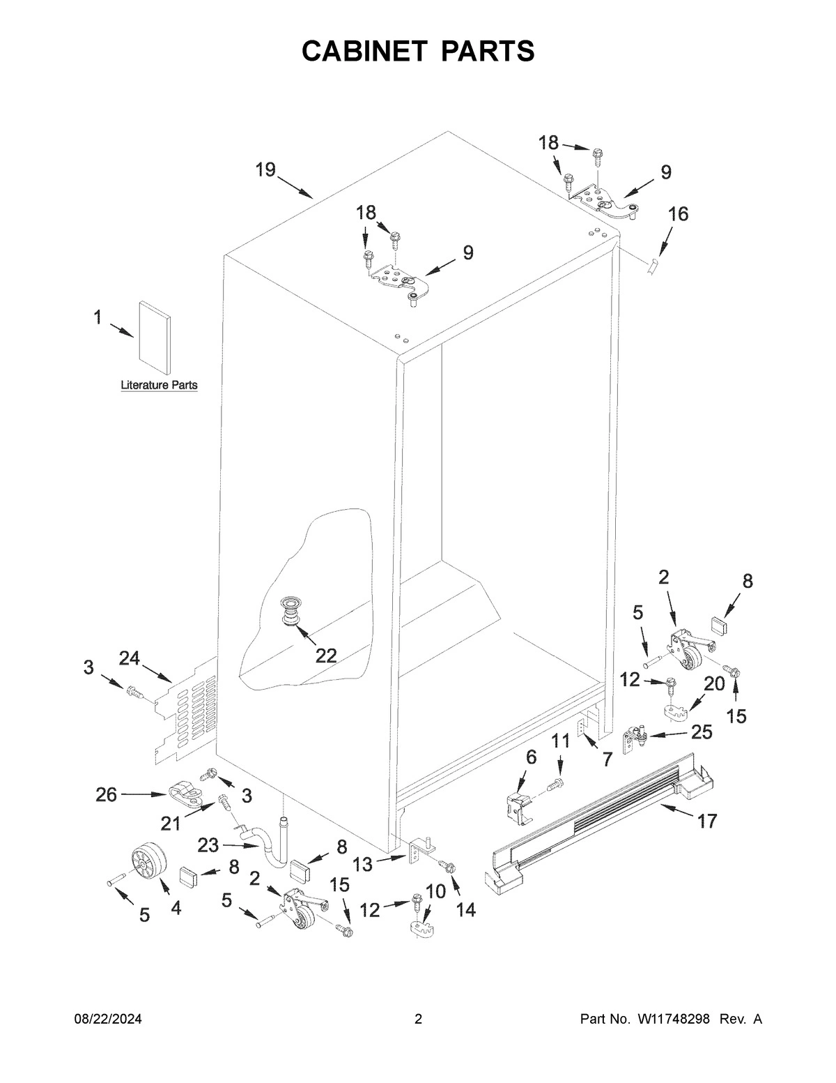 02 - CABINET PARTS