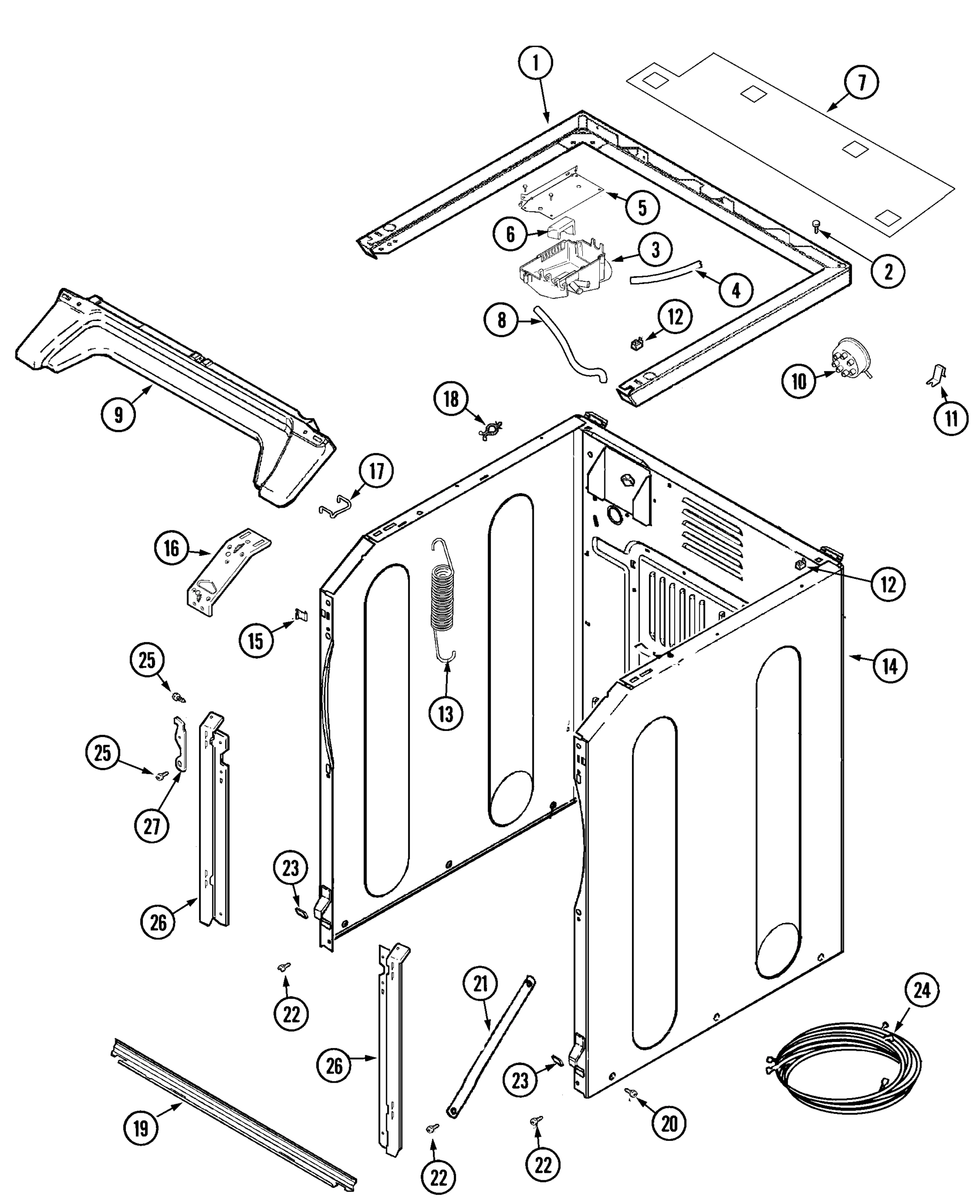 09 - CABINET-FRONT (WASHER)