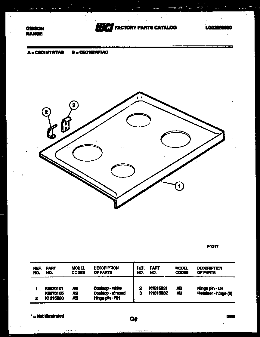 05 - COOKTOP PARTS