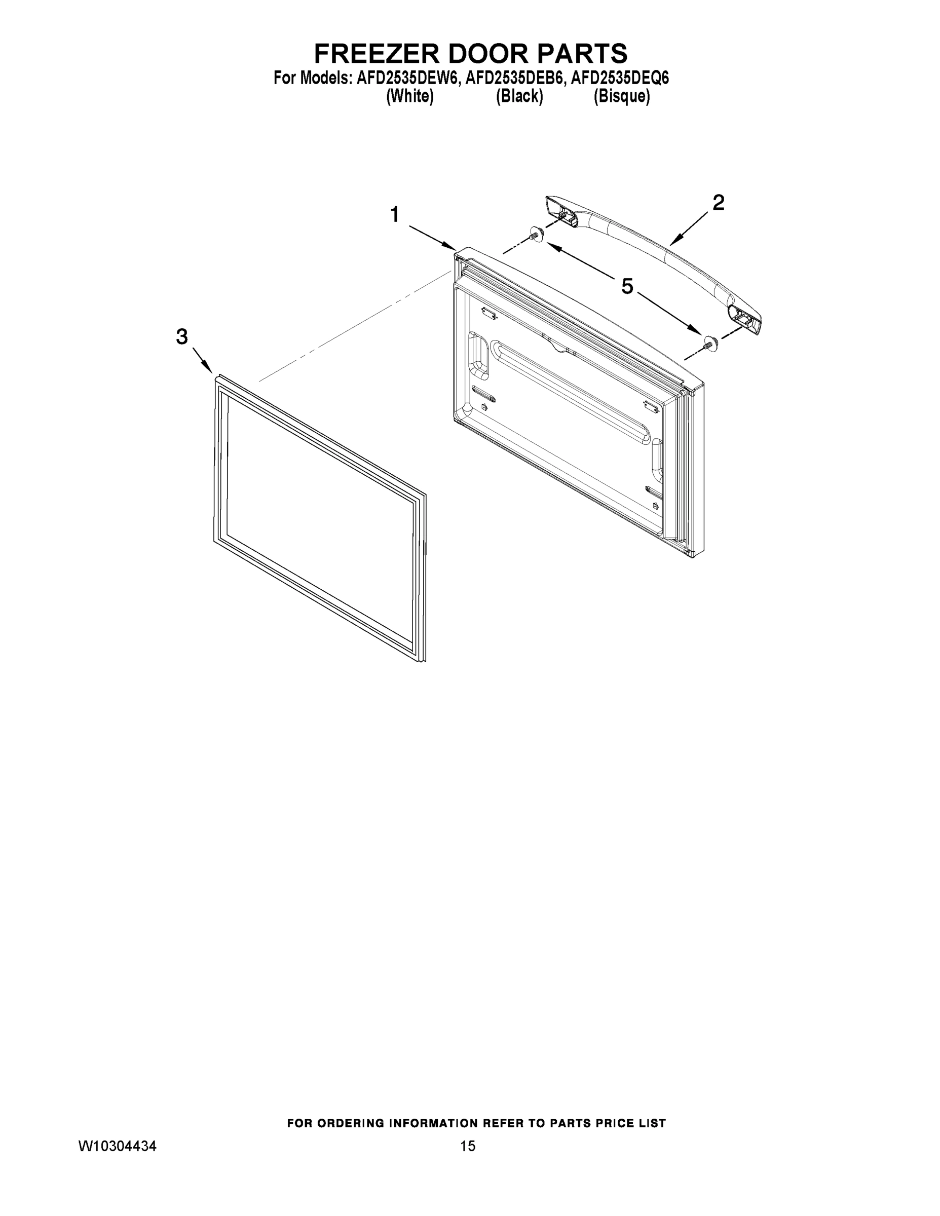 08 - FREEZER DOOR PARTS
