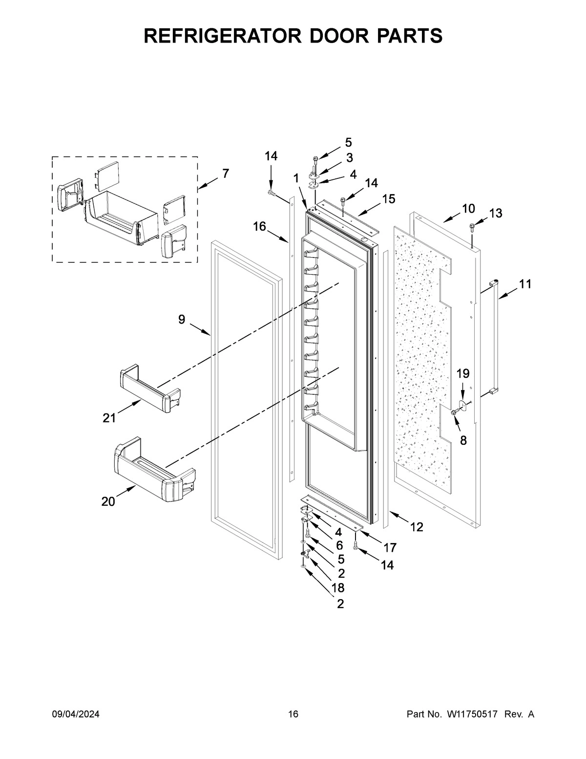 09 - REFRIGERATOR DOOR PARTS