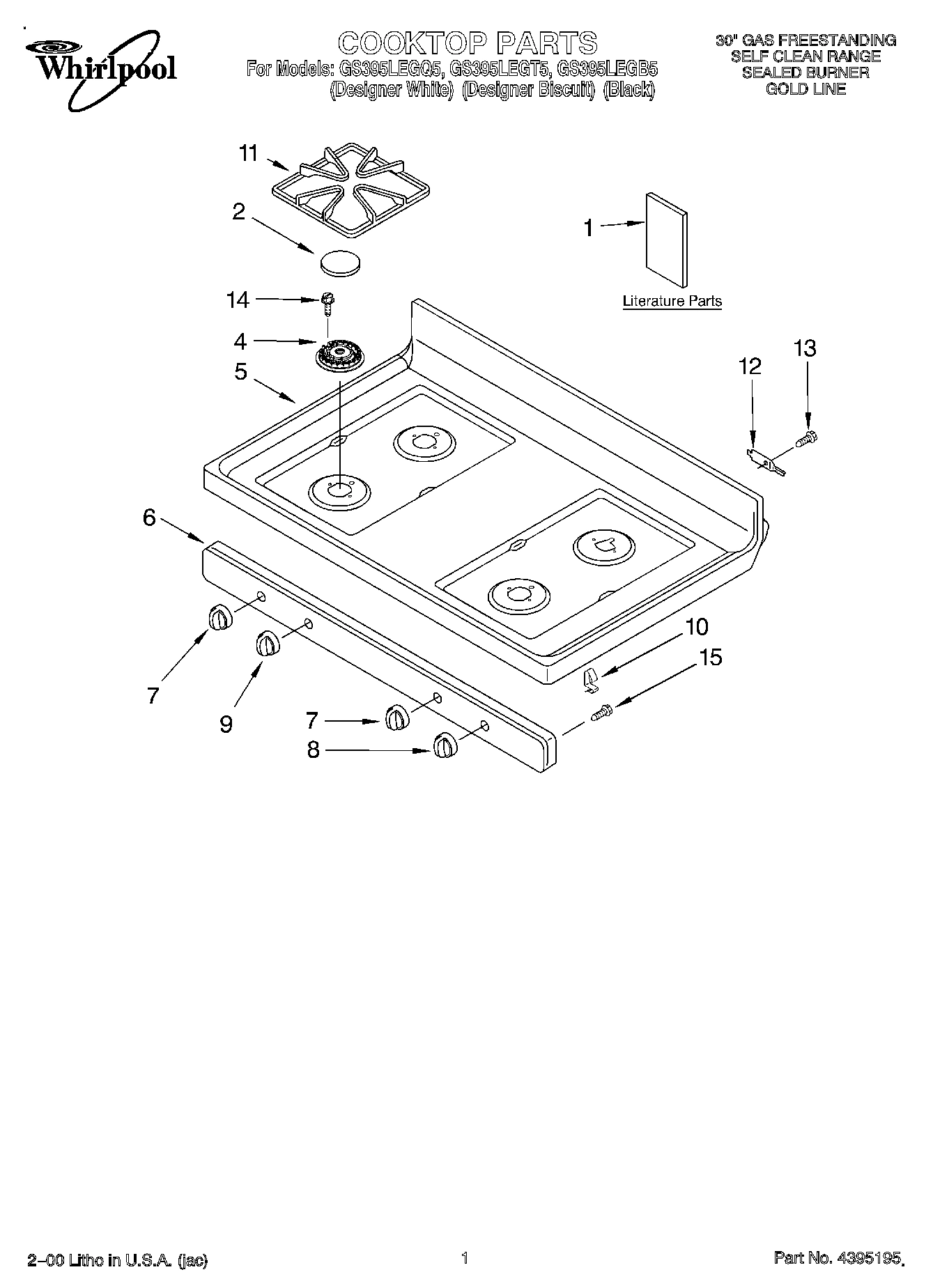 01 - COOKTOP, LITERATURE
