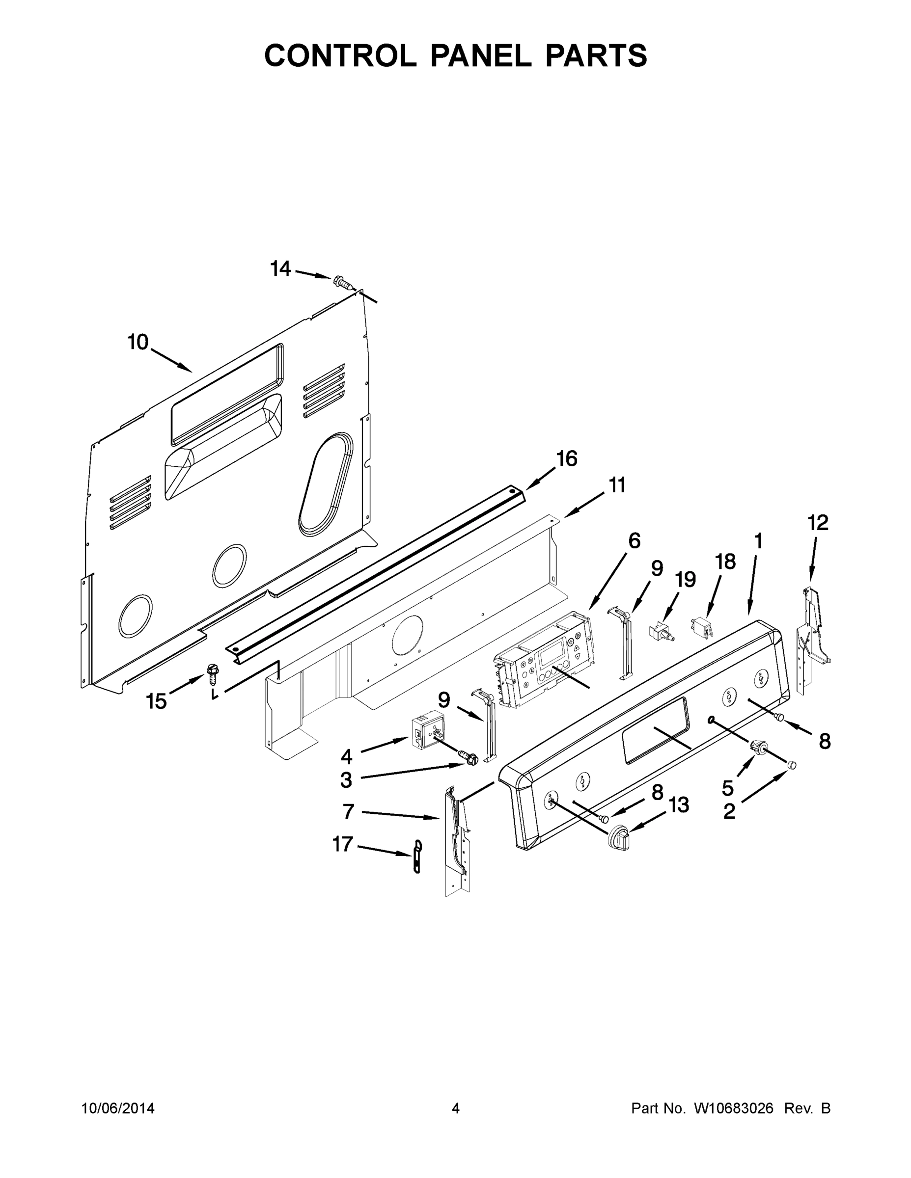03 - CONTROL PANEL PARTS