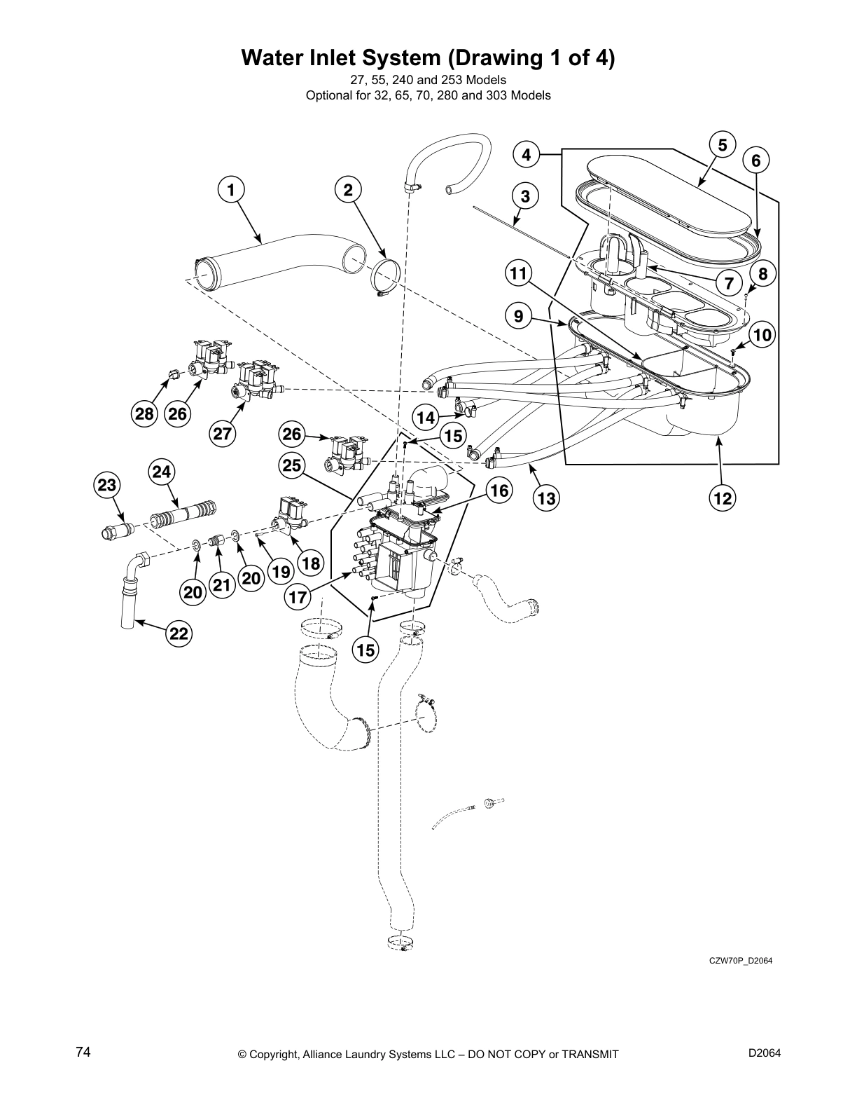 Water Inlet System (Drawing 1 of 4)