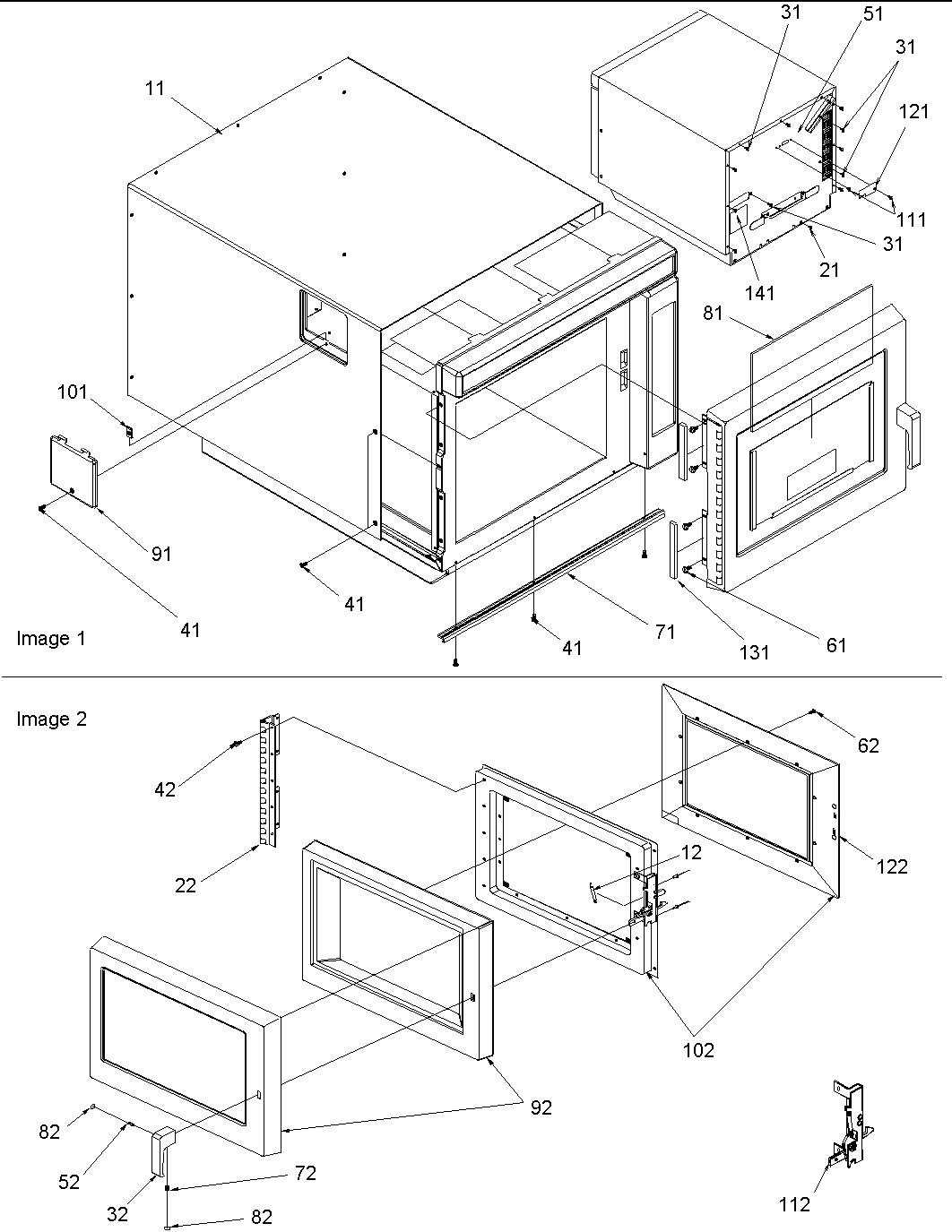 08 - Outercase Assembly & Door Assembly