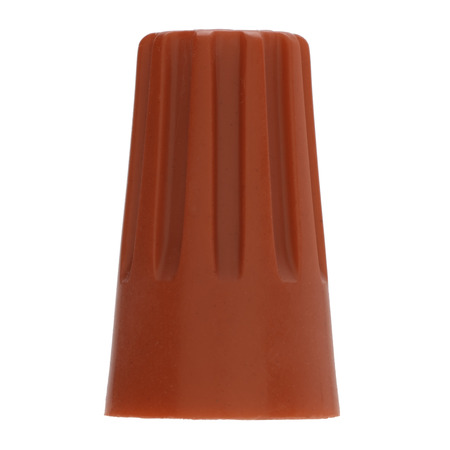 Morris 23056 Red Easy-Cap Wire Connectors – 100 Pack, Conical Twist-On, Conical Connectors