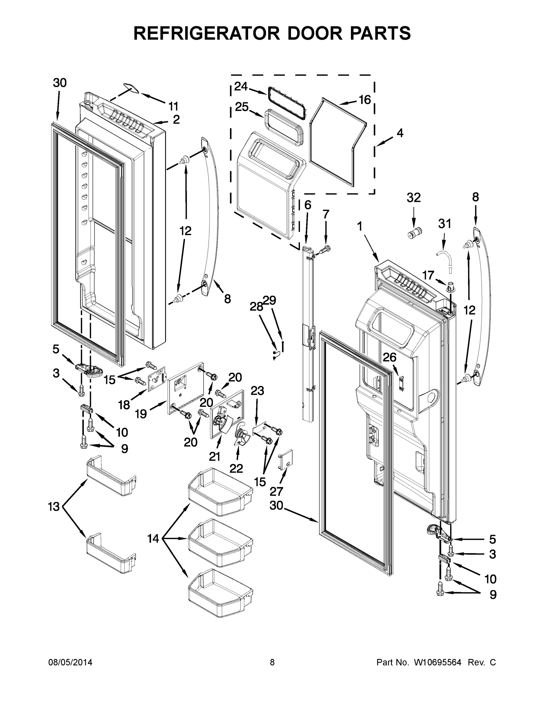 05 - REFRIGERATOR DOOR PARTS