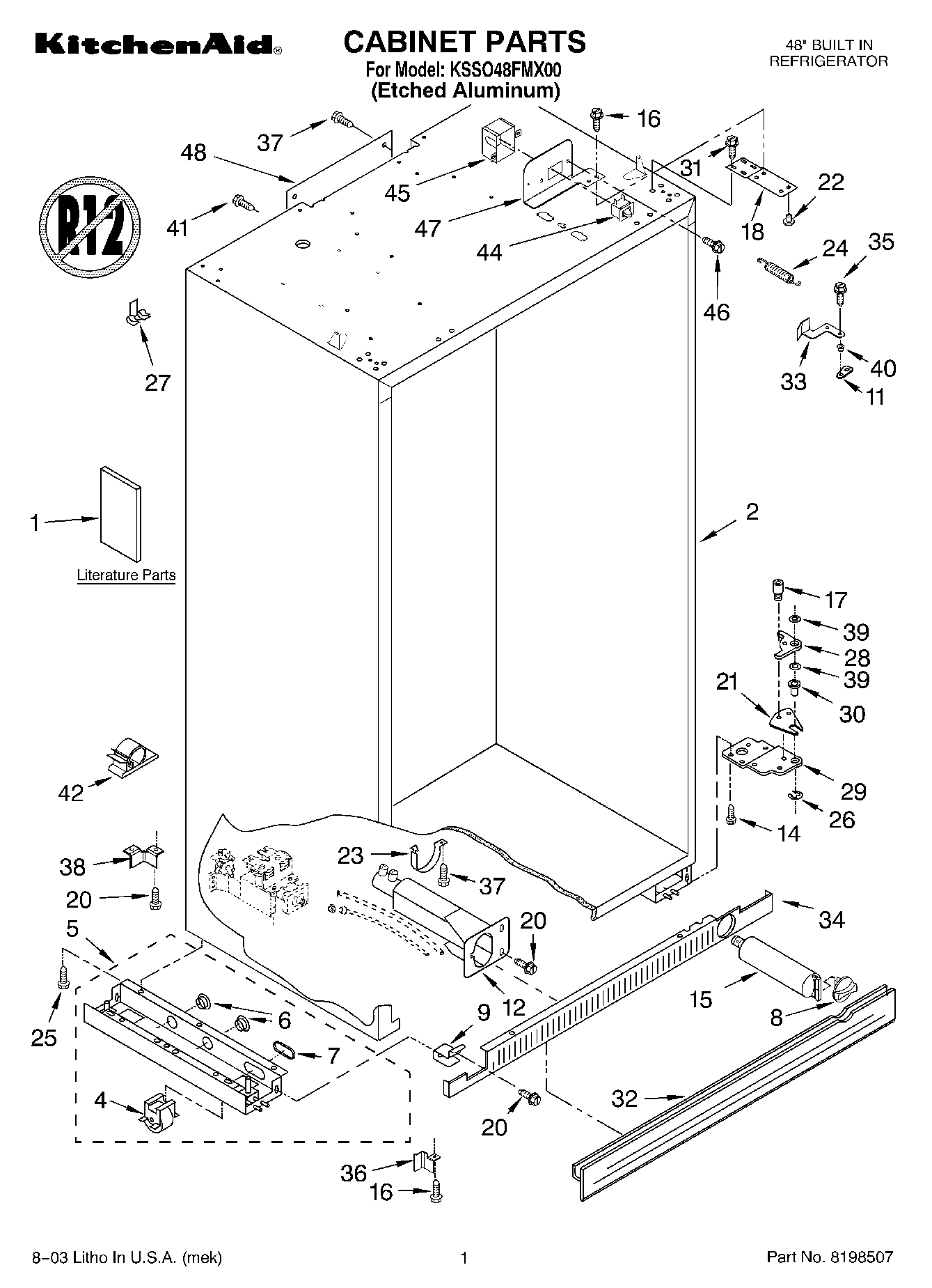 01 - CABINET PARTS