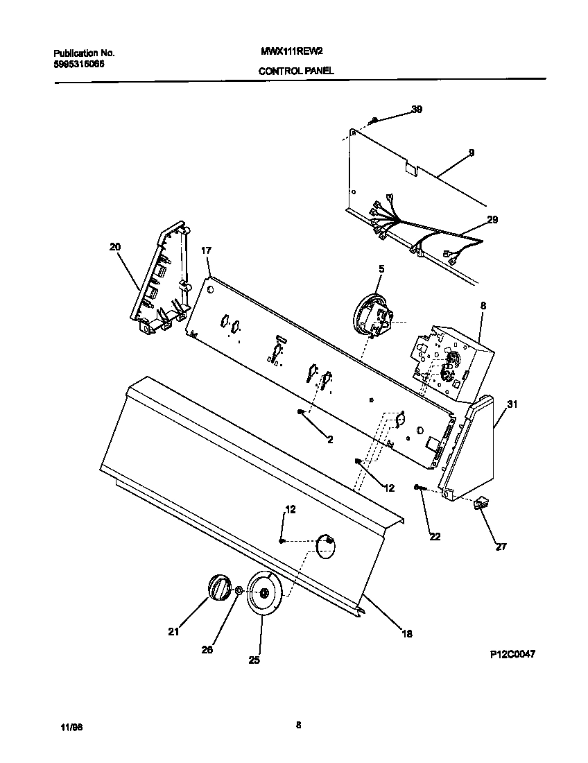 05 - P12C0047 CONTROL PANEL