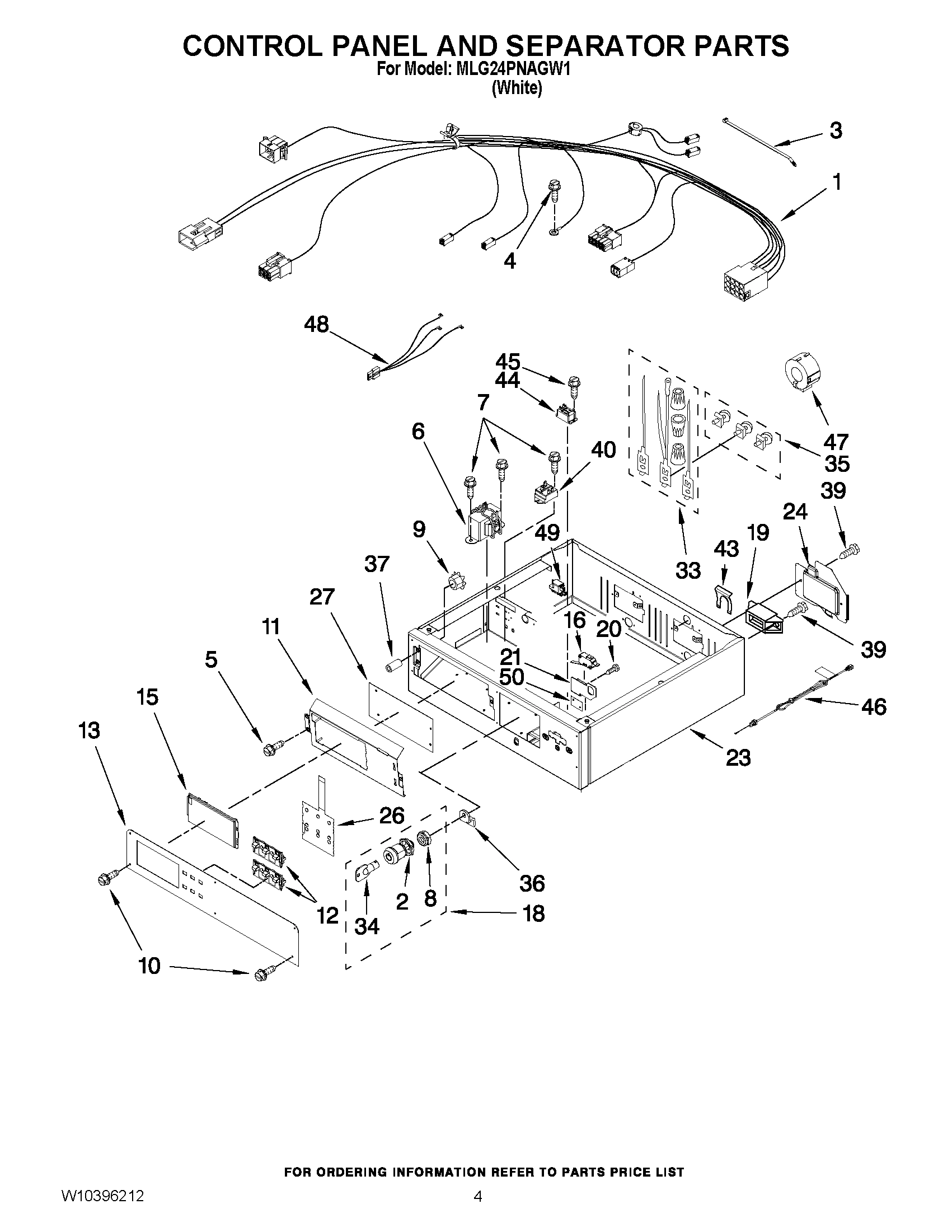 02 - CONTROL PANEL AND SEPARATOR PARTS