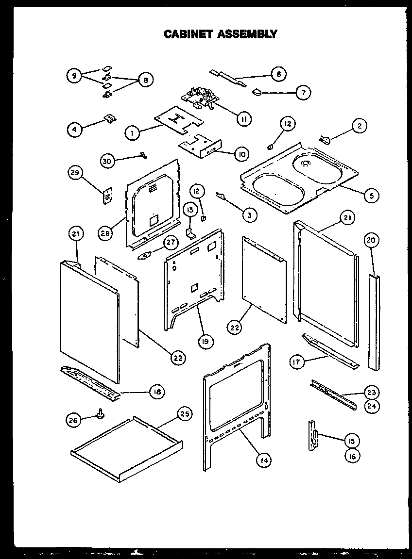 01 - CABINET ASSY