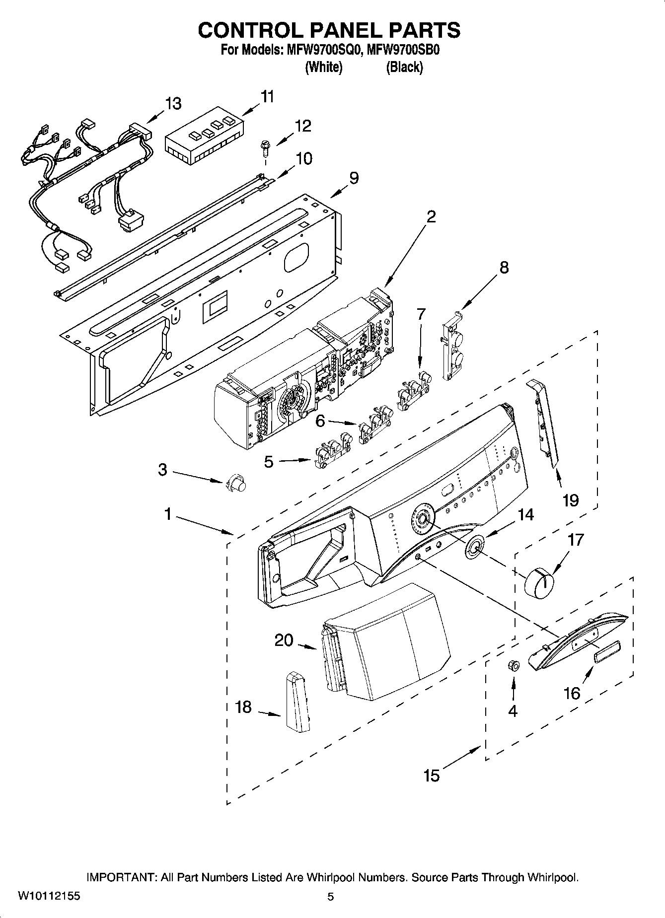 03 - CONTROL PANEL PARTS
