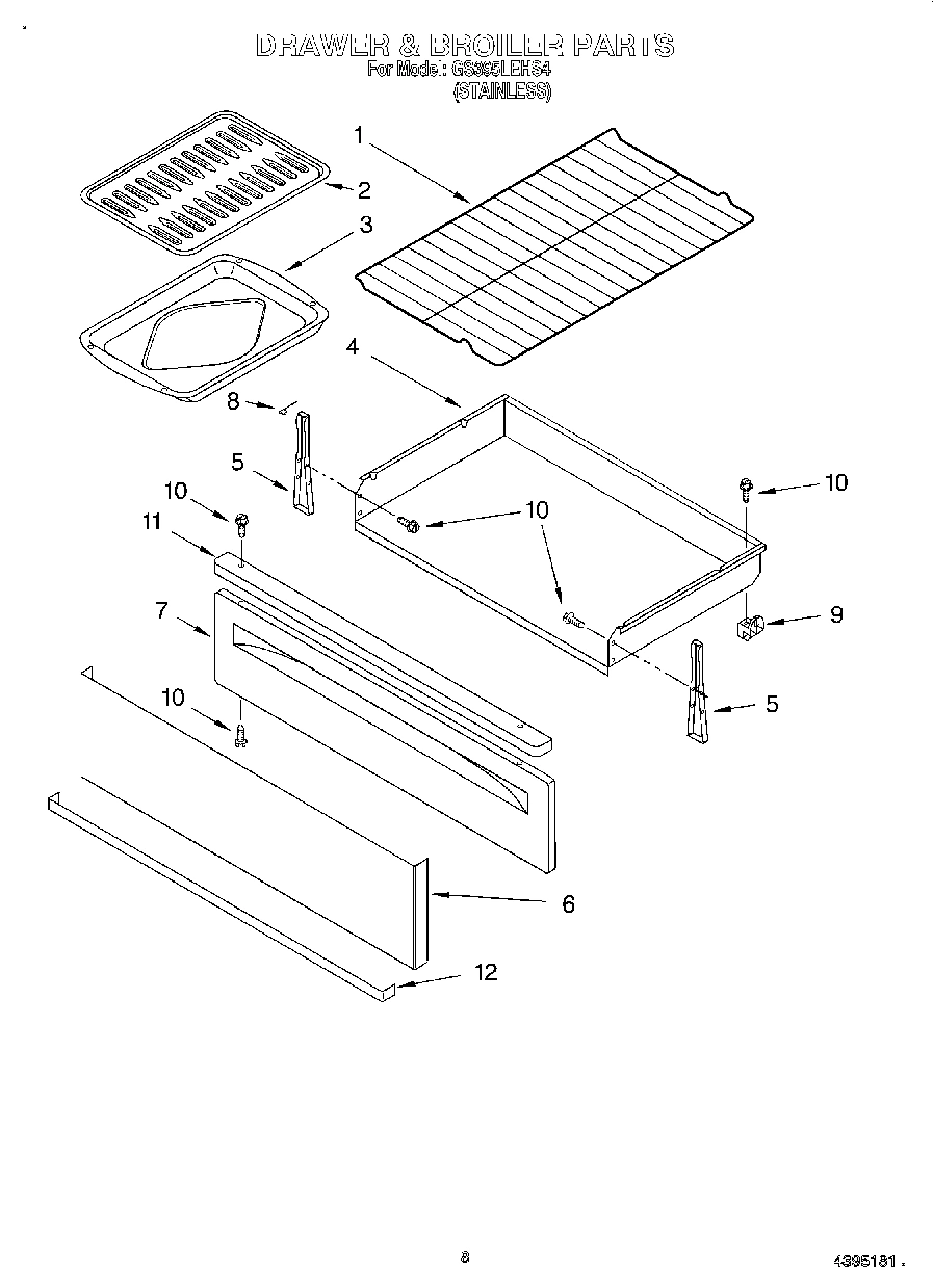 06 - DRAWER AND BROILER, OPTIONAL