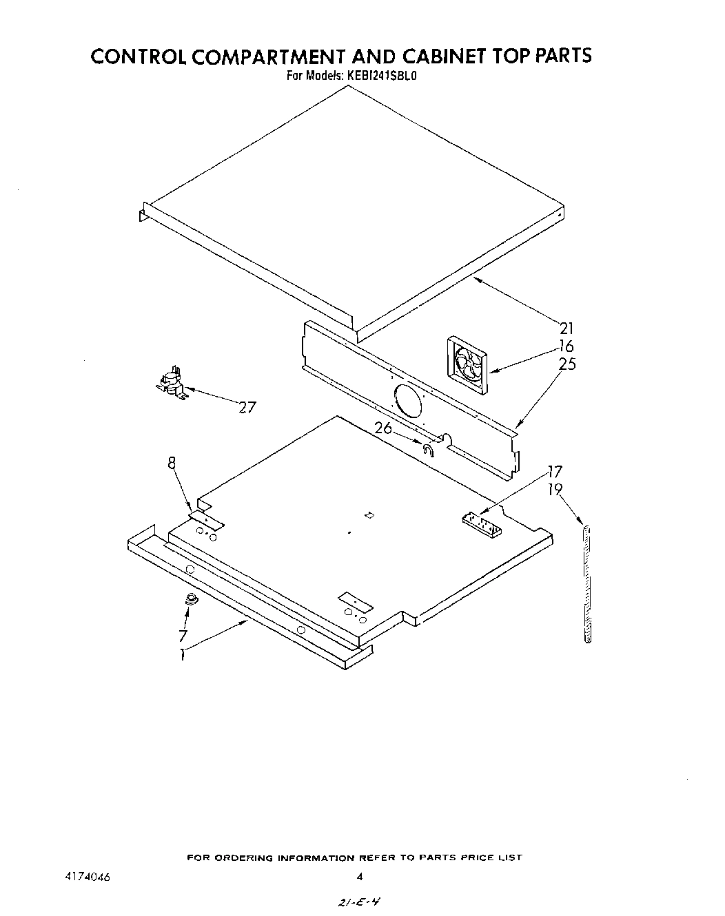 04 - CONTROL COMPARTMENT AND CABINET TOP
