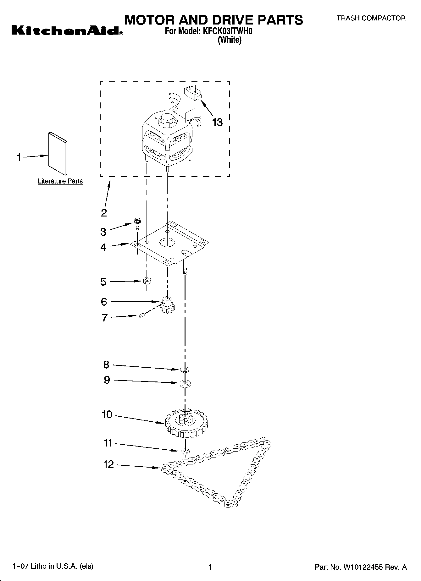 01 - MOTOR AND DRIVE PARTS