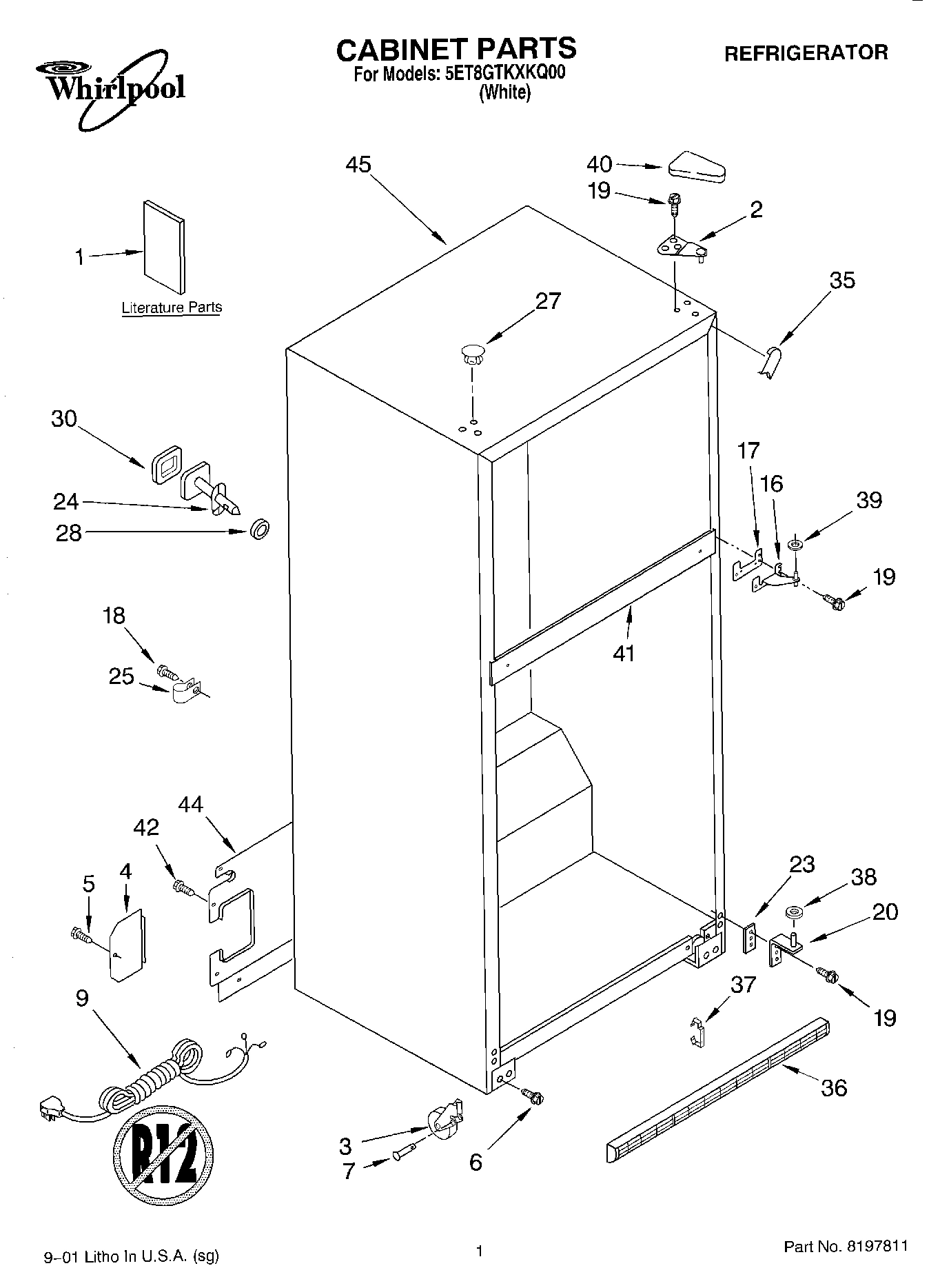 01 - CABINET, LITERATURE