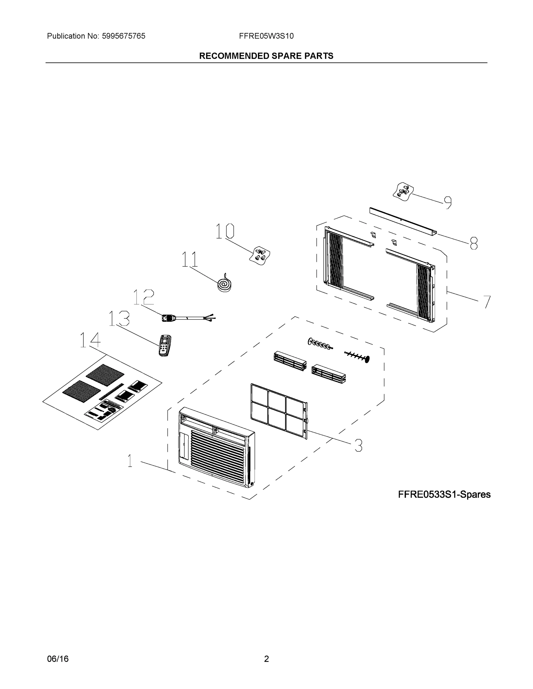 02 - RECOMMENDED SPARE PARTS