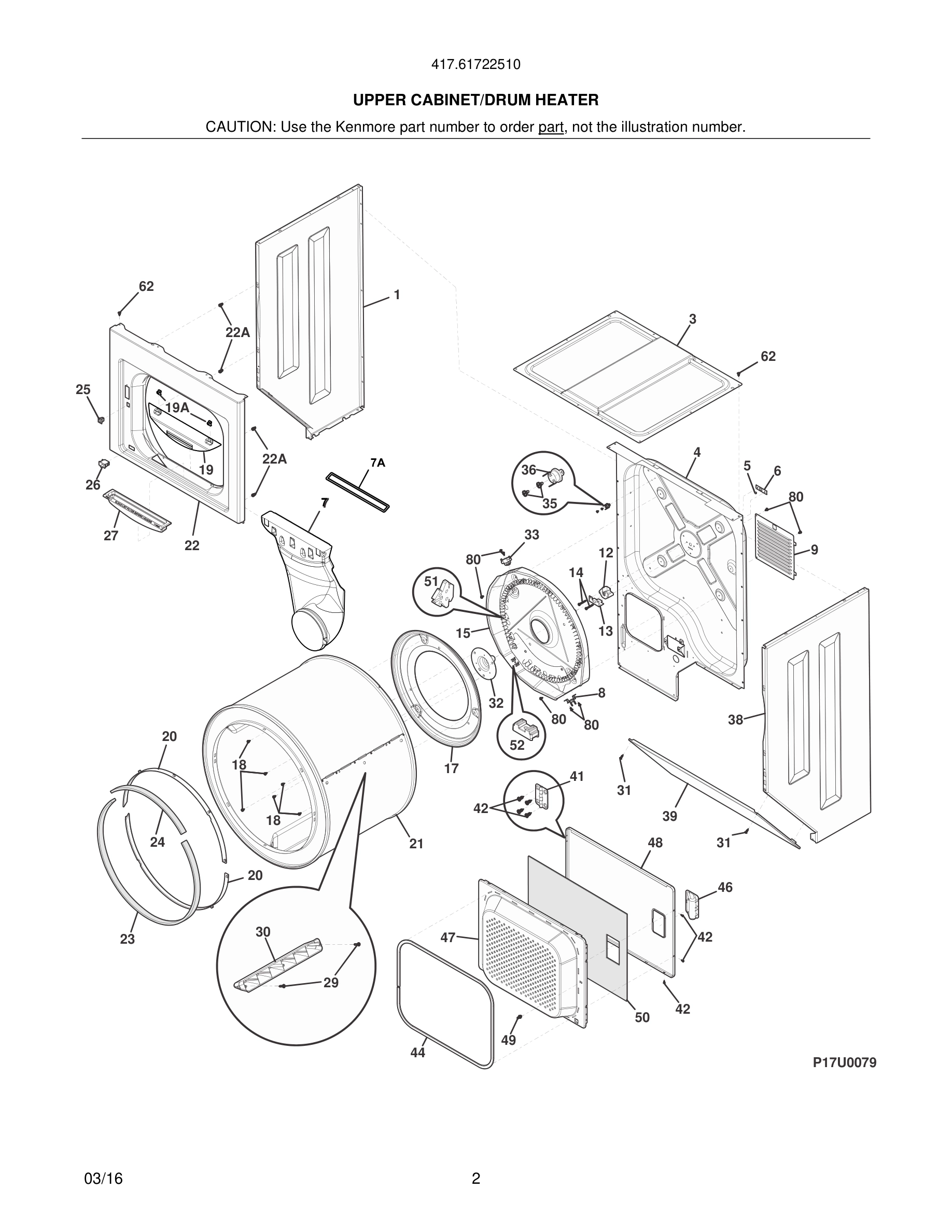 03 - UPPER CABINET/DRUM HEATER