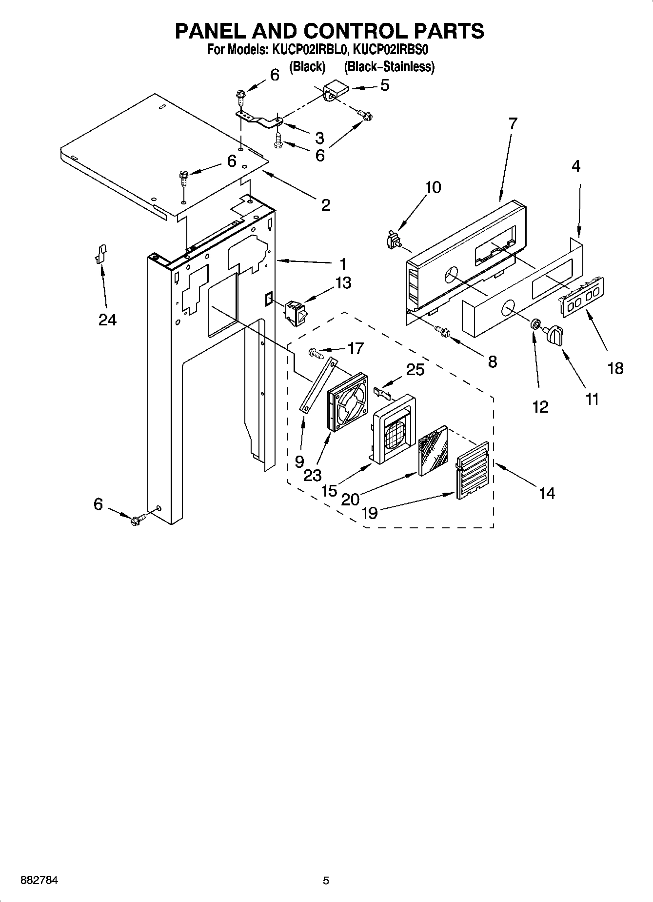 05 - PANEL AND CONTROL PARTS