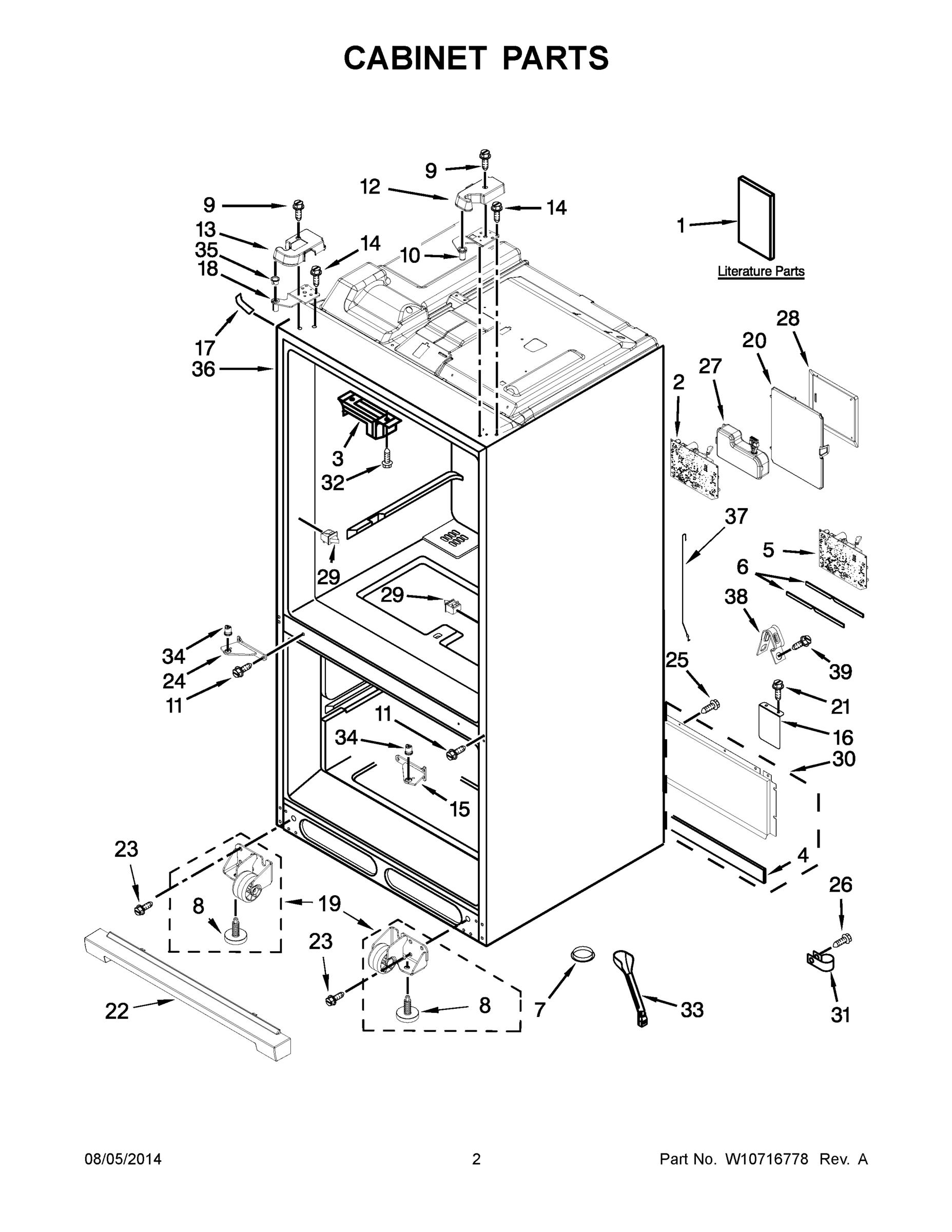 02 - CABINET PARTS