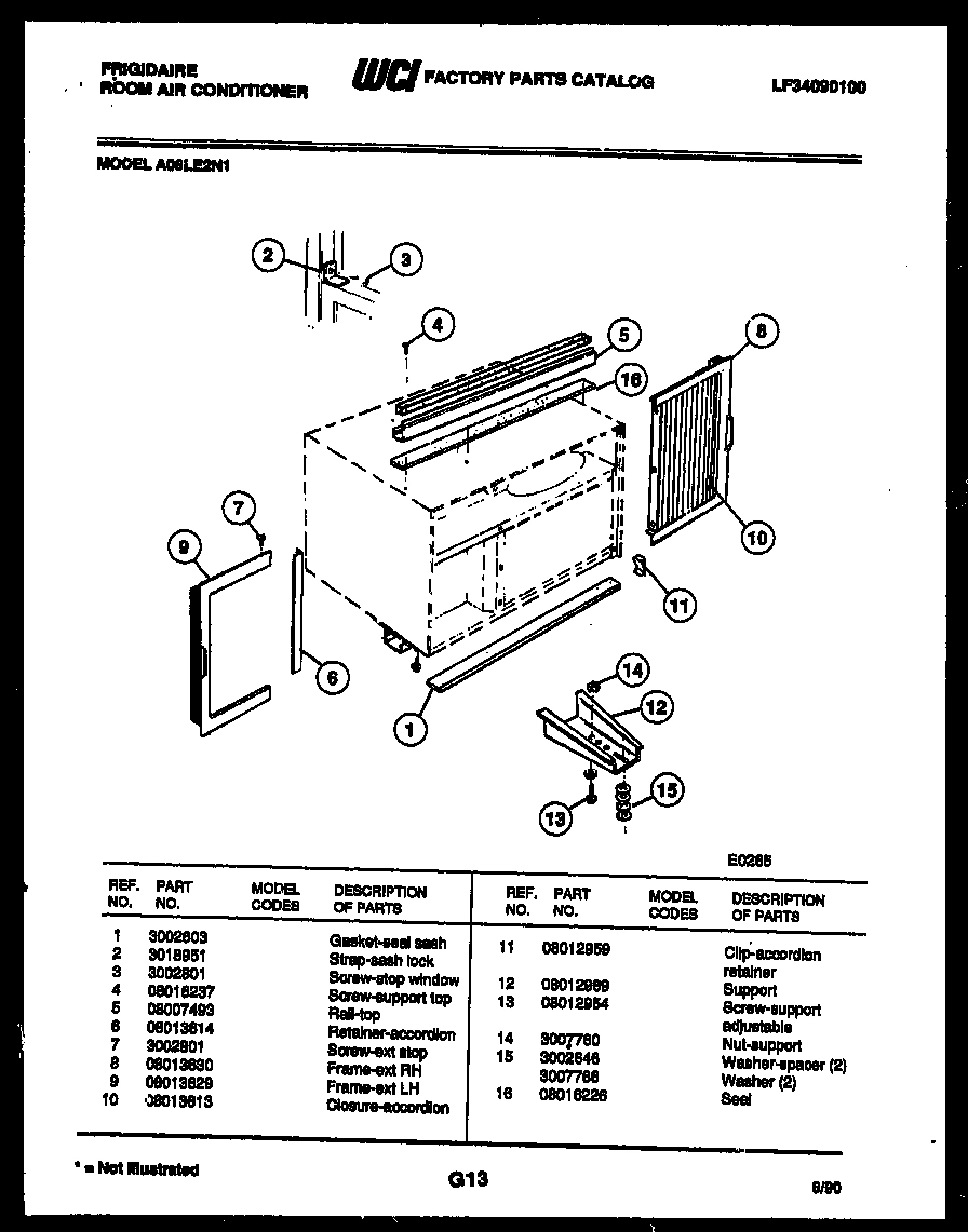 07 - WINDOW MOUNTING PARTS