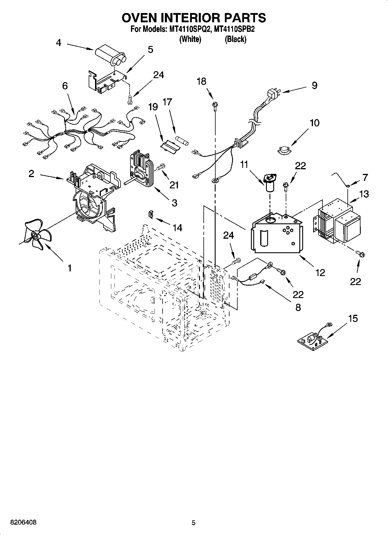 05 - OVEN INTERIOR PARTS