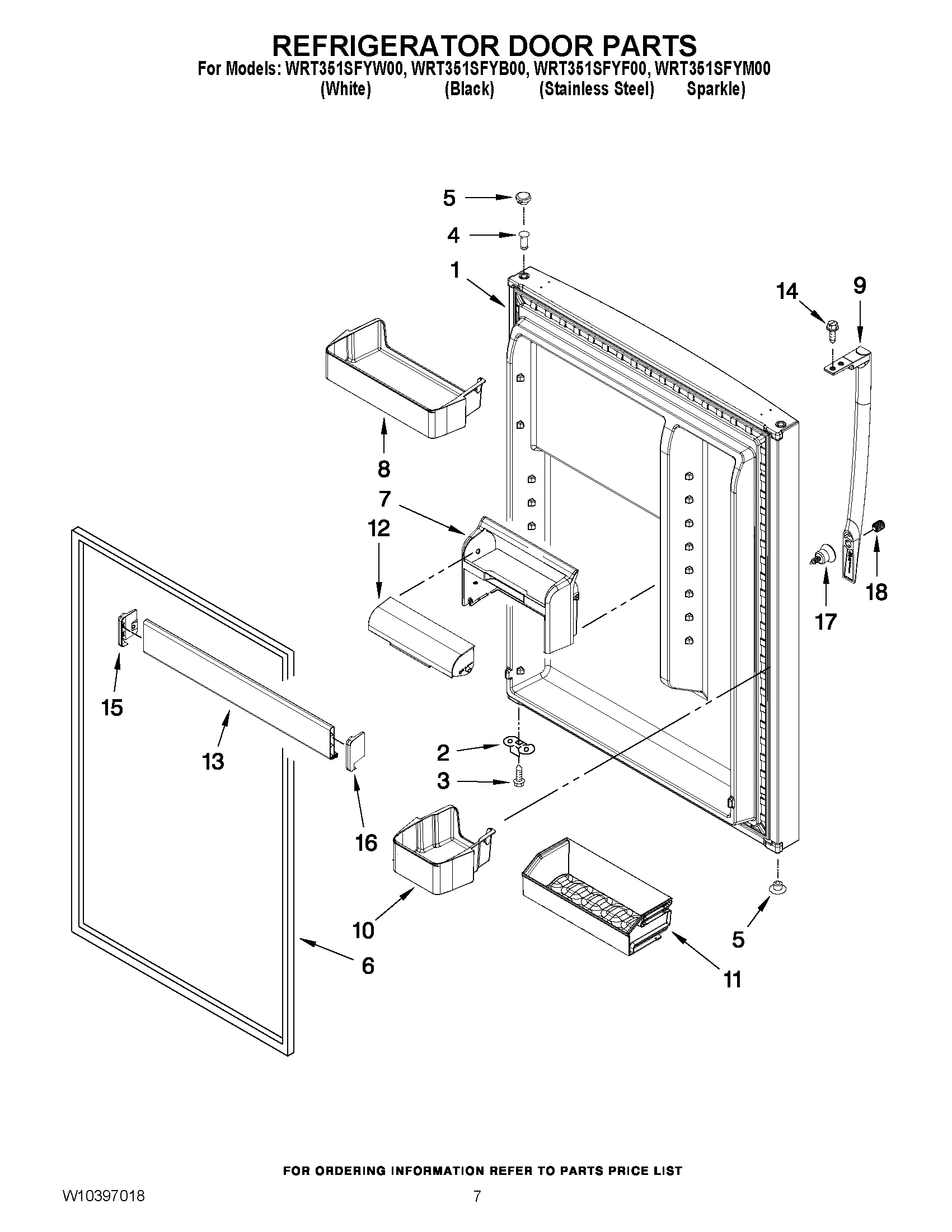 05 - REFRIGERATOR DOOR PARTS