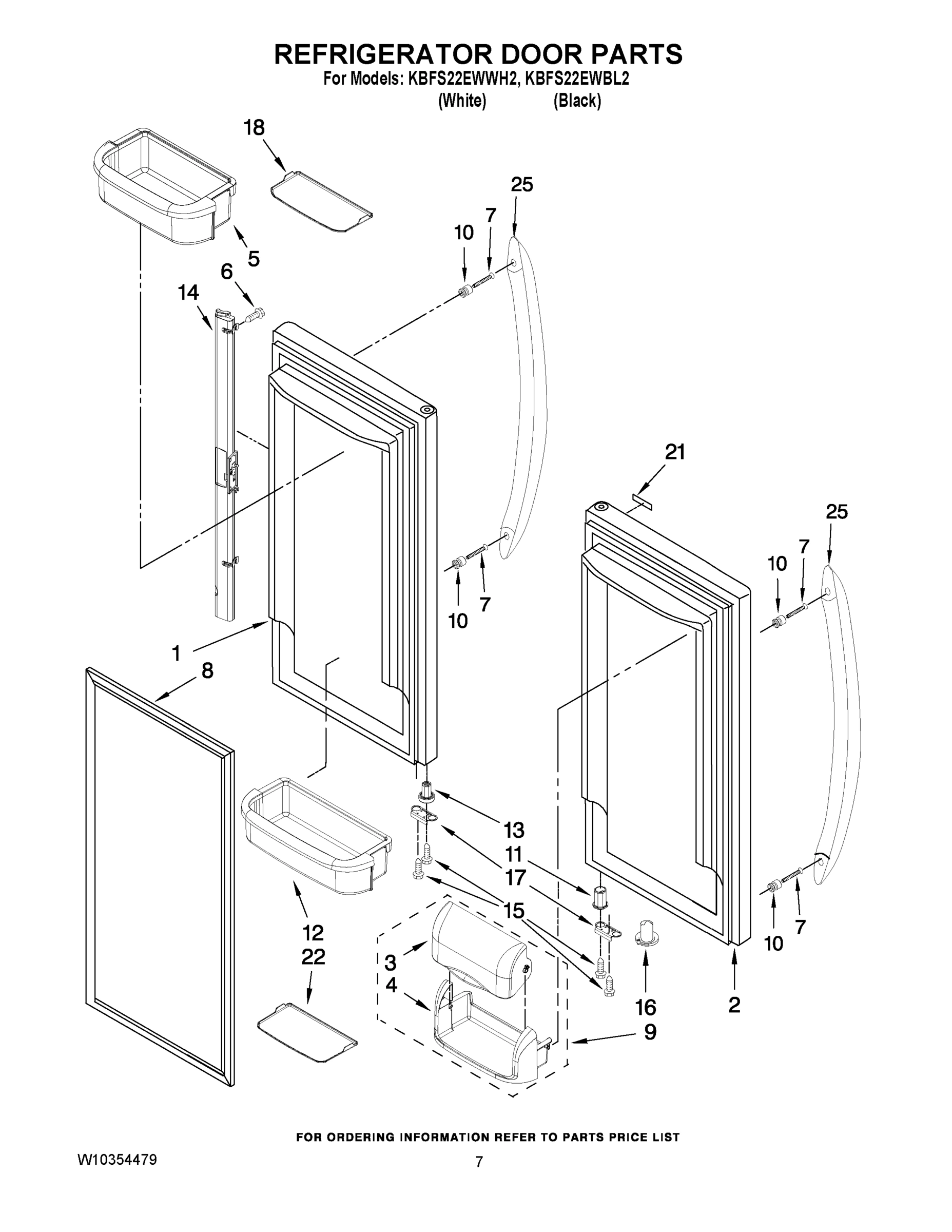 04 - REFRIGERATOR DOOR PARTS
