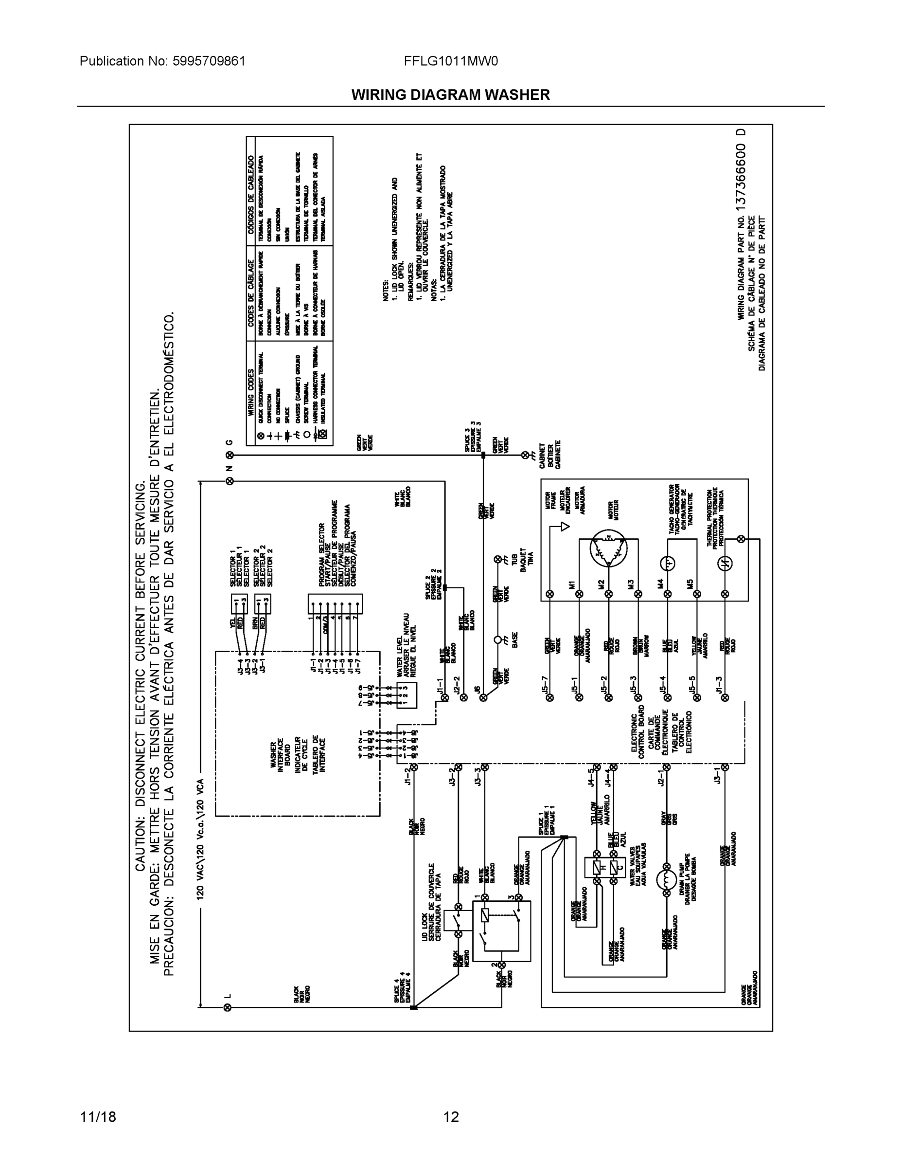 07 - WIRING DIAGRAM WASHER