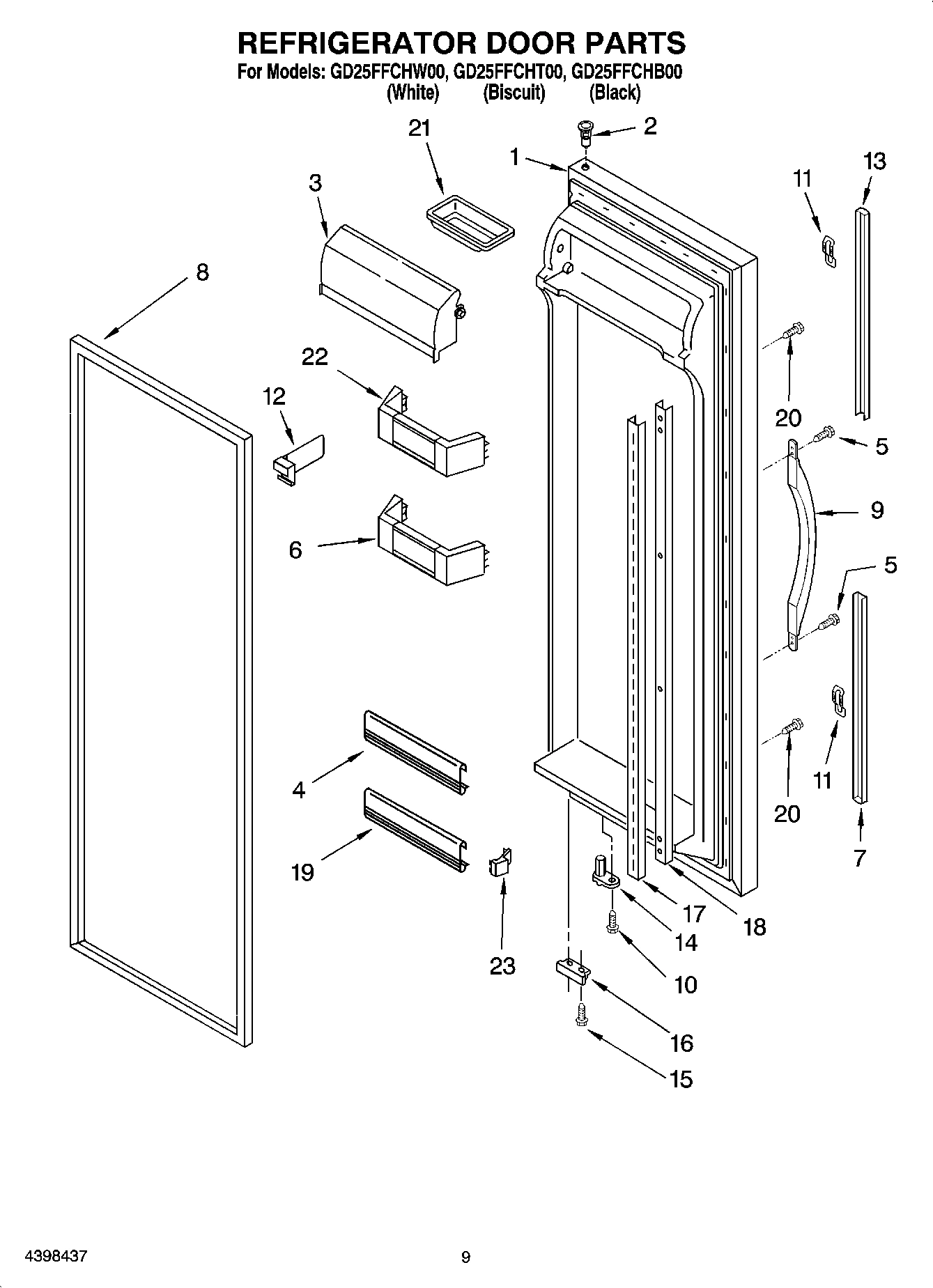 06 - REFRIGERATOR DOOR PARTS
