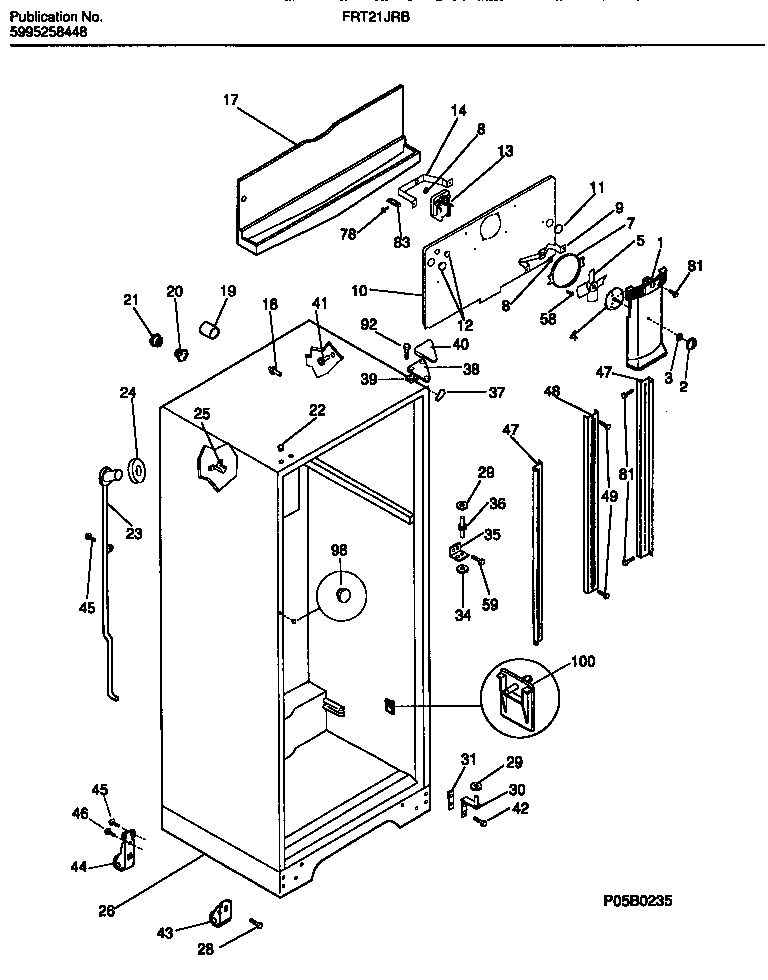 03 - CABINET WITH FAN ASSEMBLY