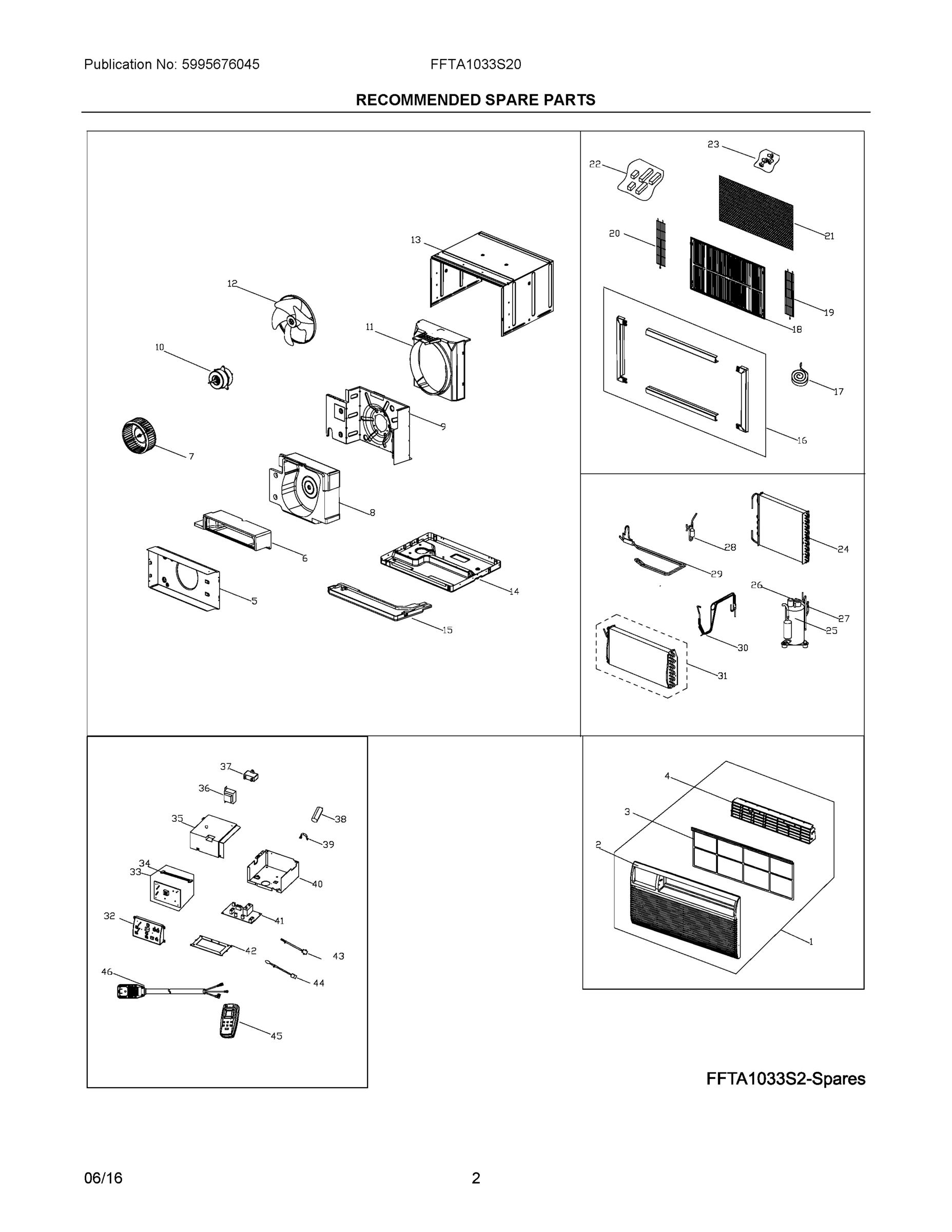 02 - RECOMMENDED SPARE PARTS