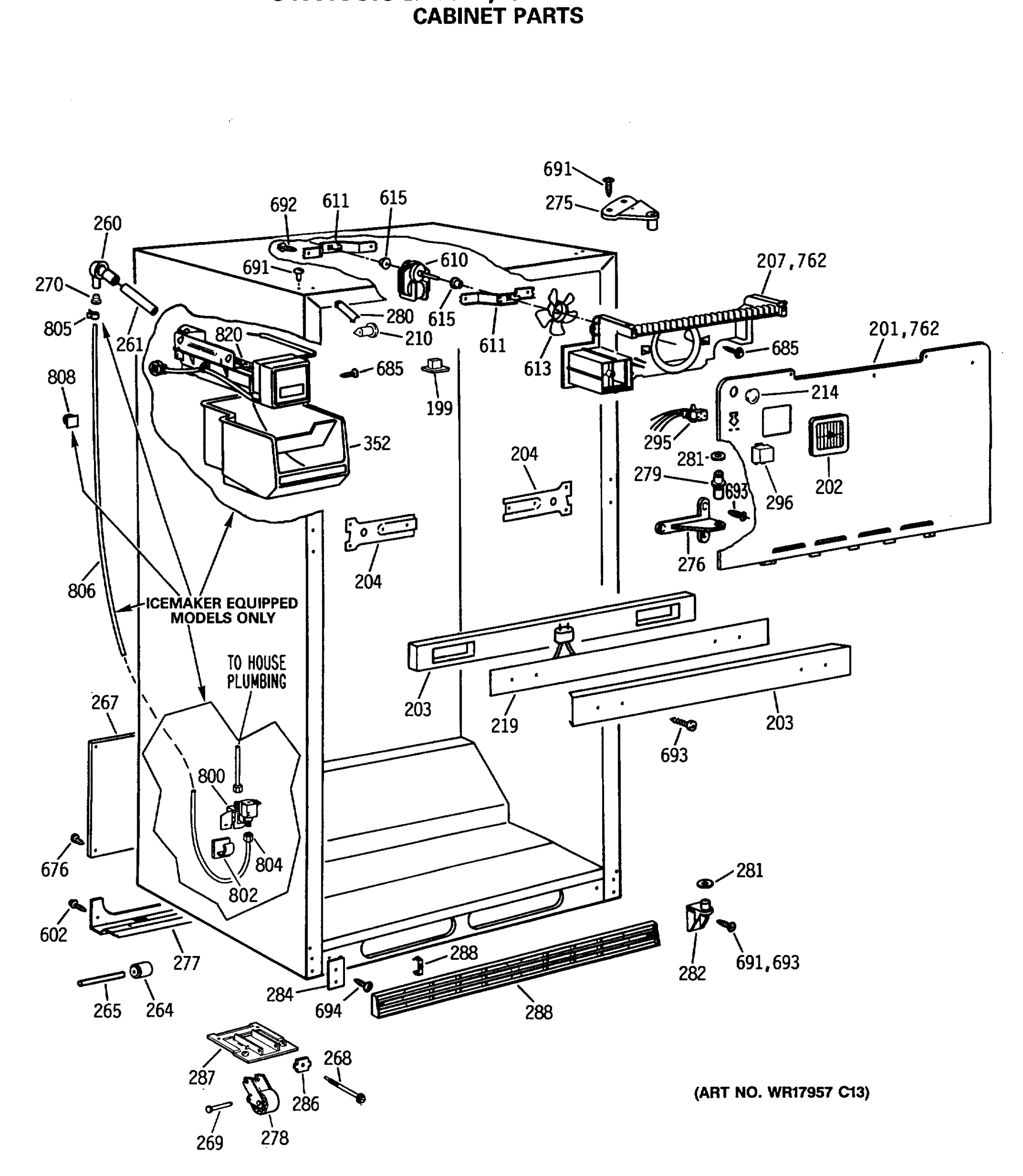 CABINET PARTS
