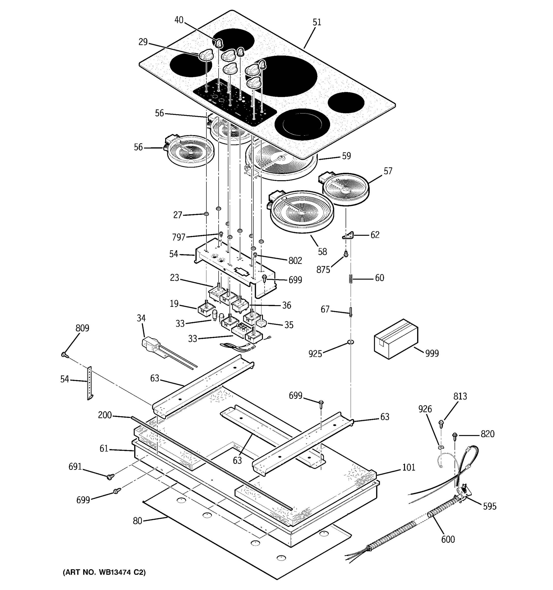 COOKTOP PARTS