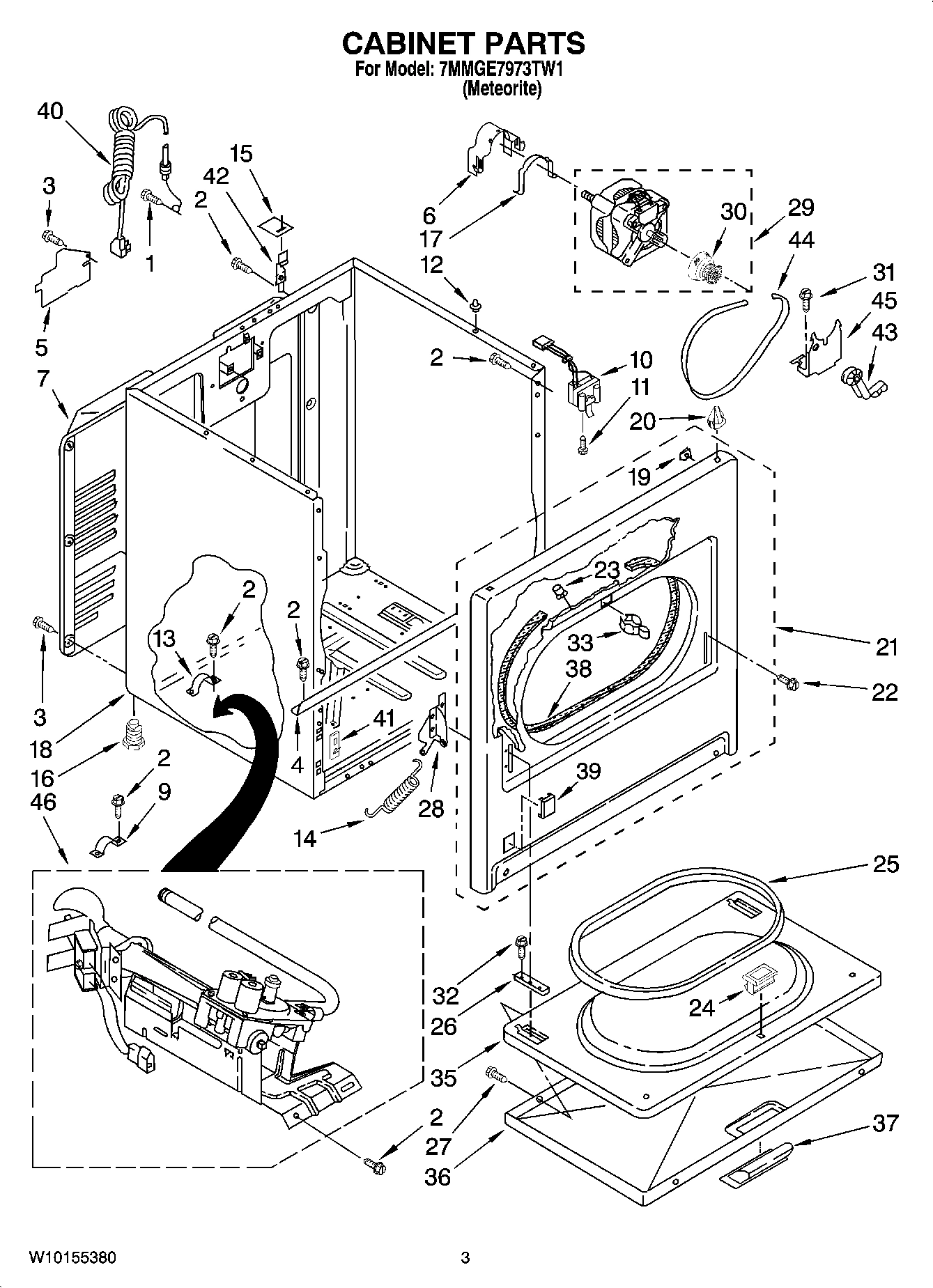 02 - CABINET PARTS