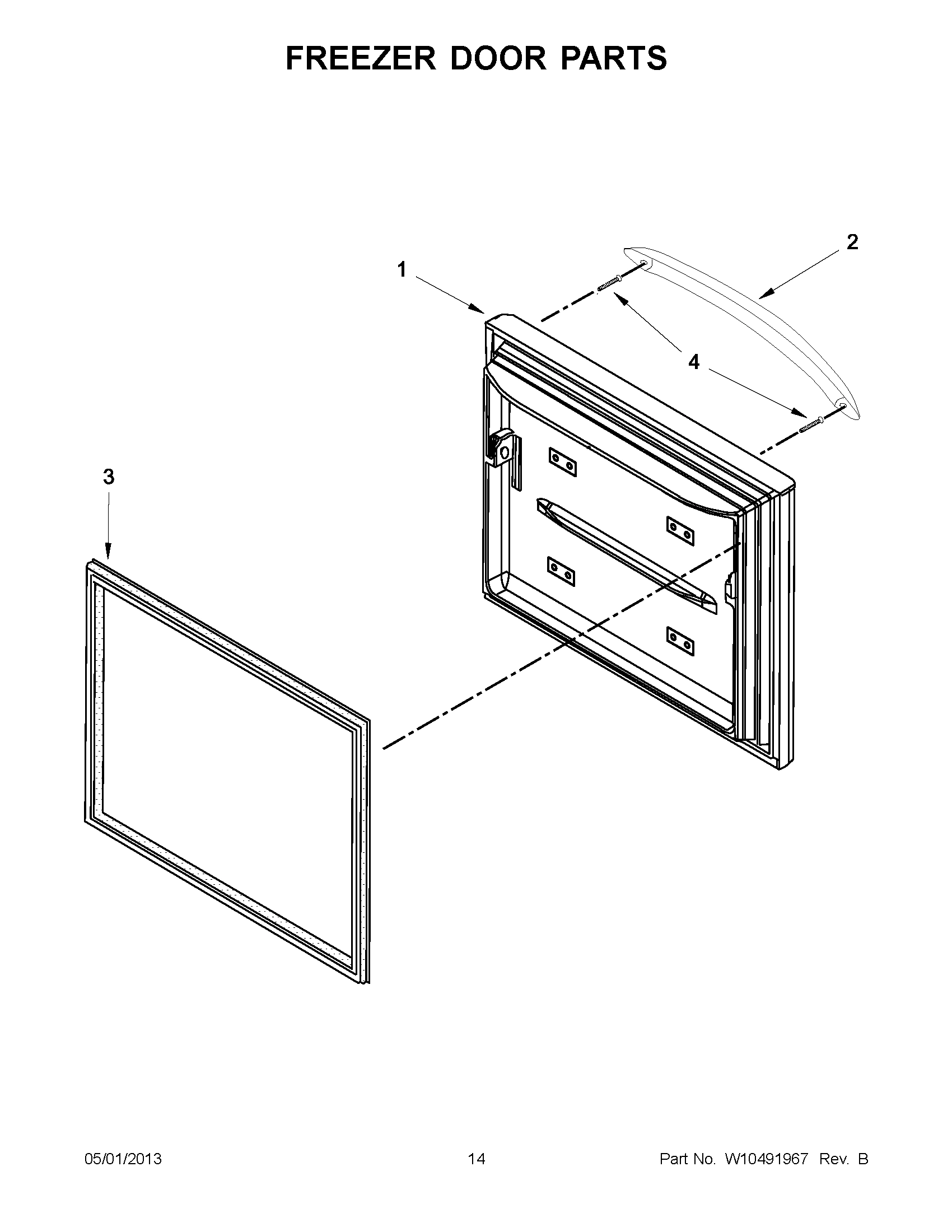 07 - FREEZER DOOR PARTS
