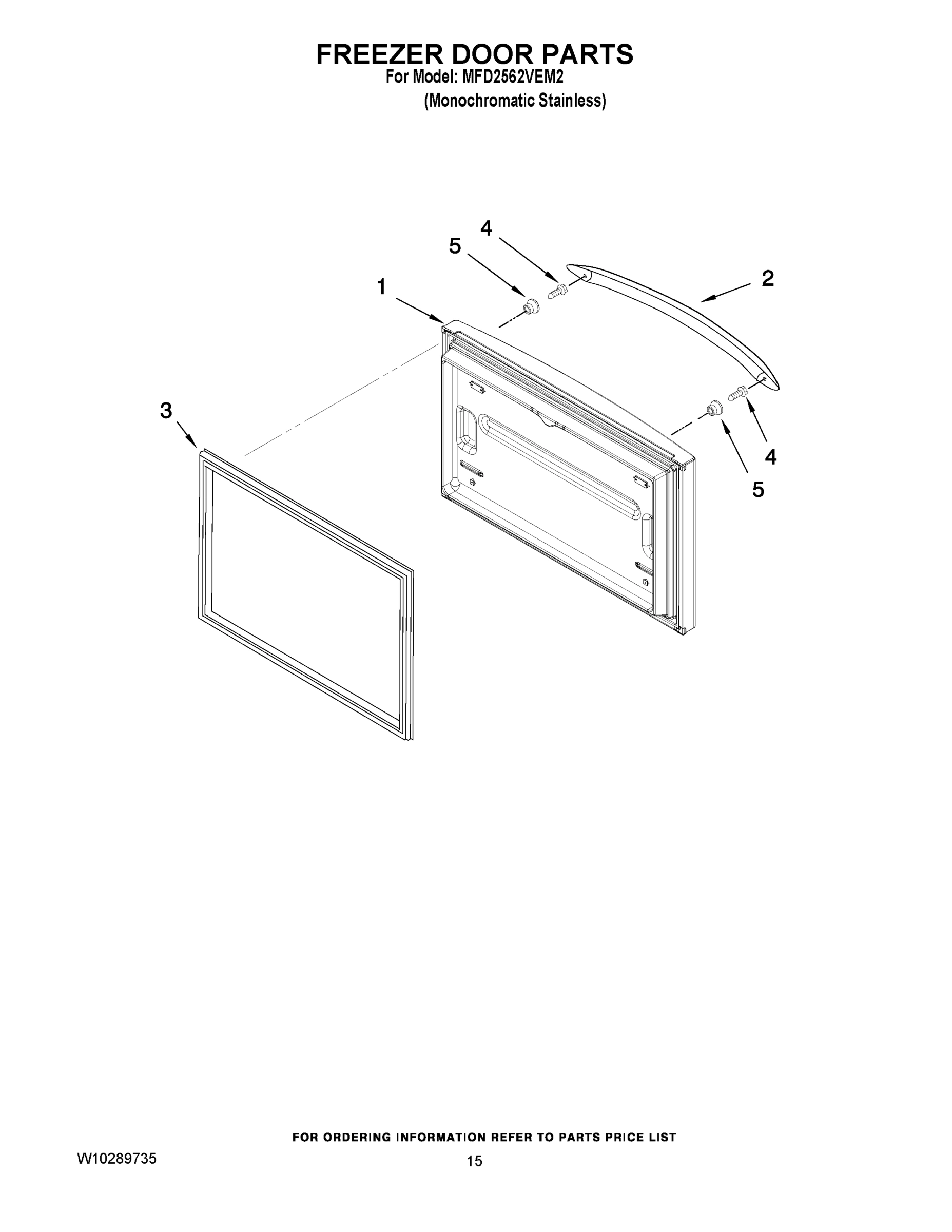 08 - FREEZER DOOR PARTS