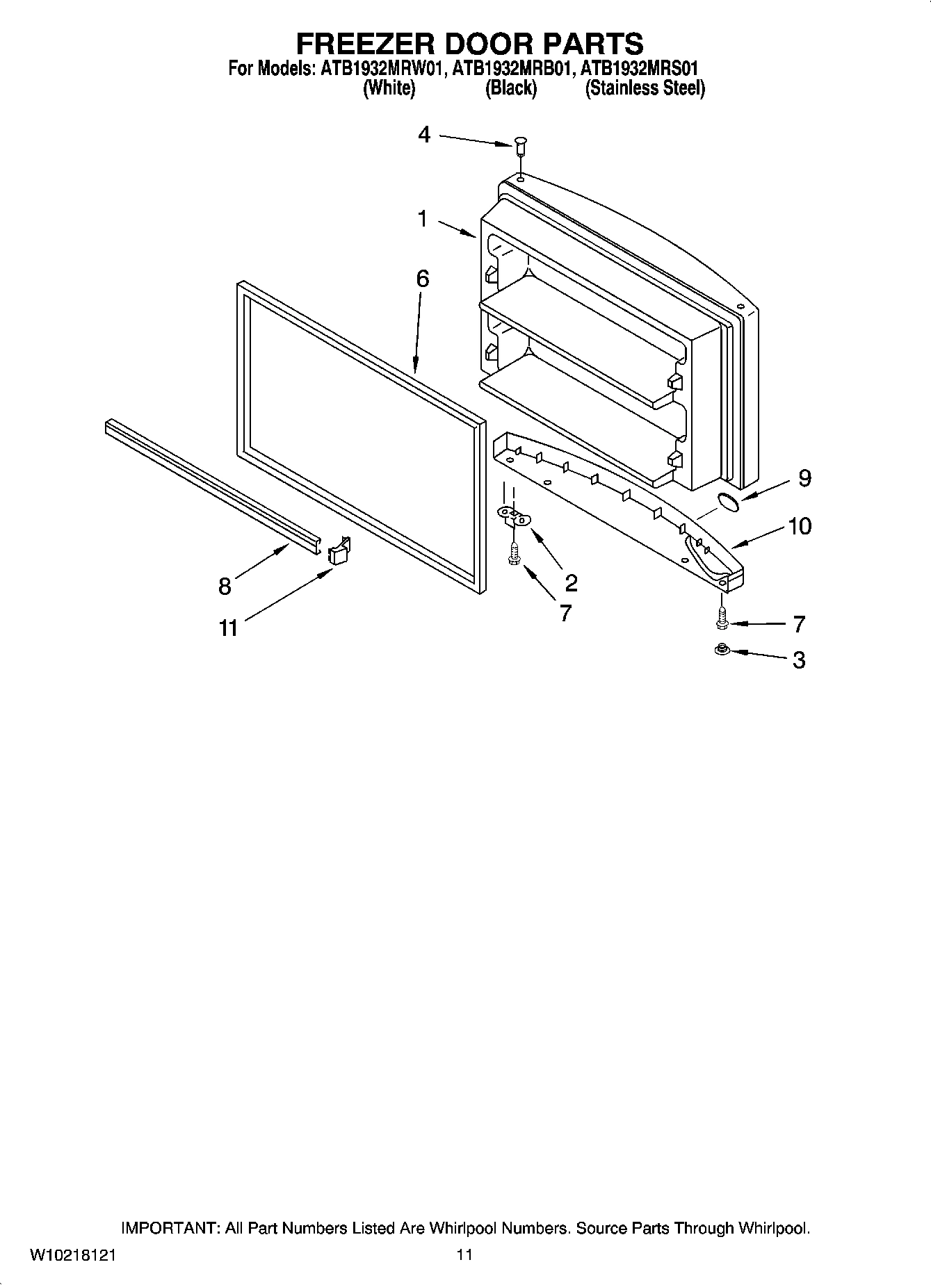 06 - FREEZER DOOR PARTS, OPTIONAL PARTS