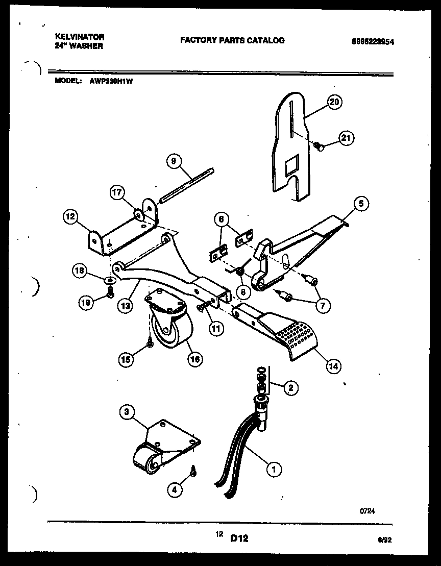 07 - PORTABLE WASHER COMPONENTS