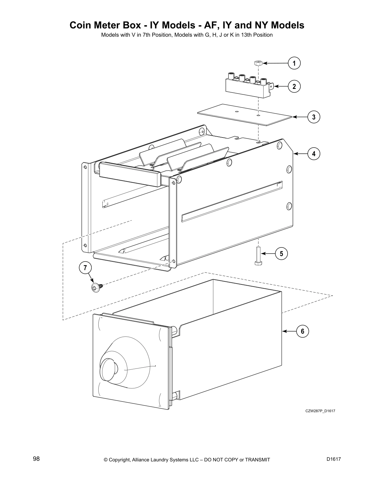 Coin Meter Box - IY Models - AF, IY and NY Models