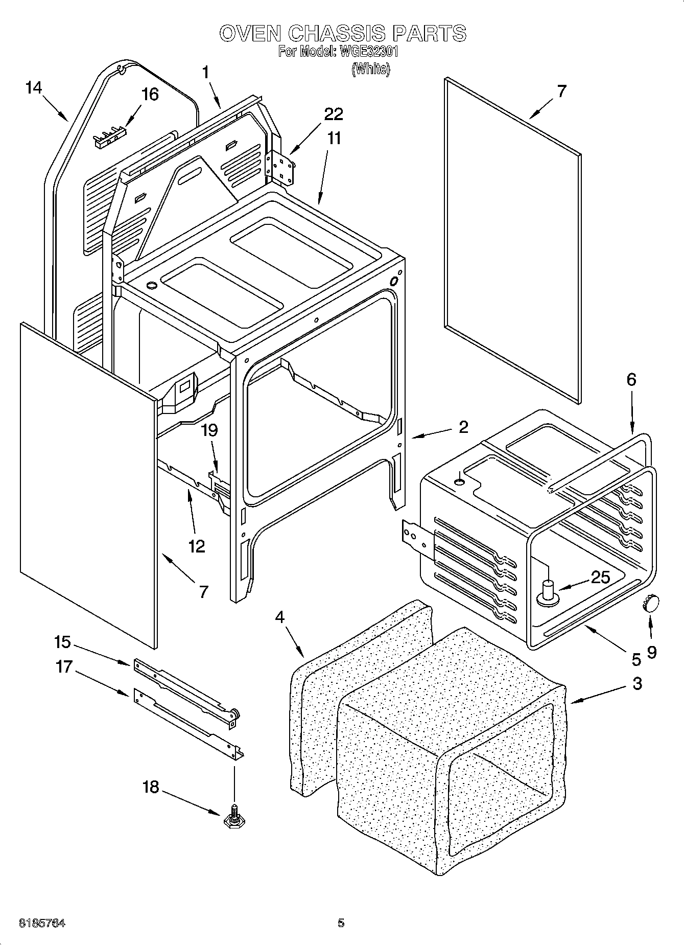 04 - OVEN CHASSIS PARTS