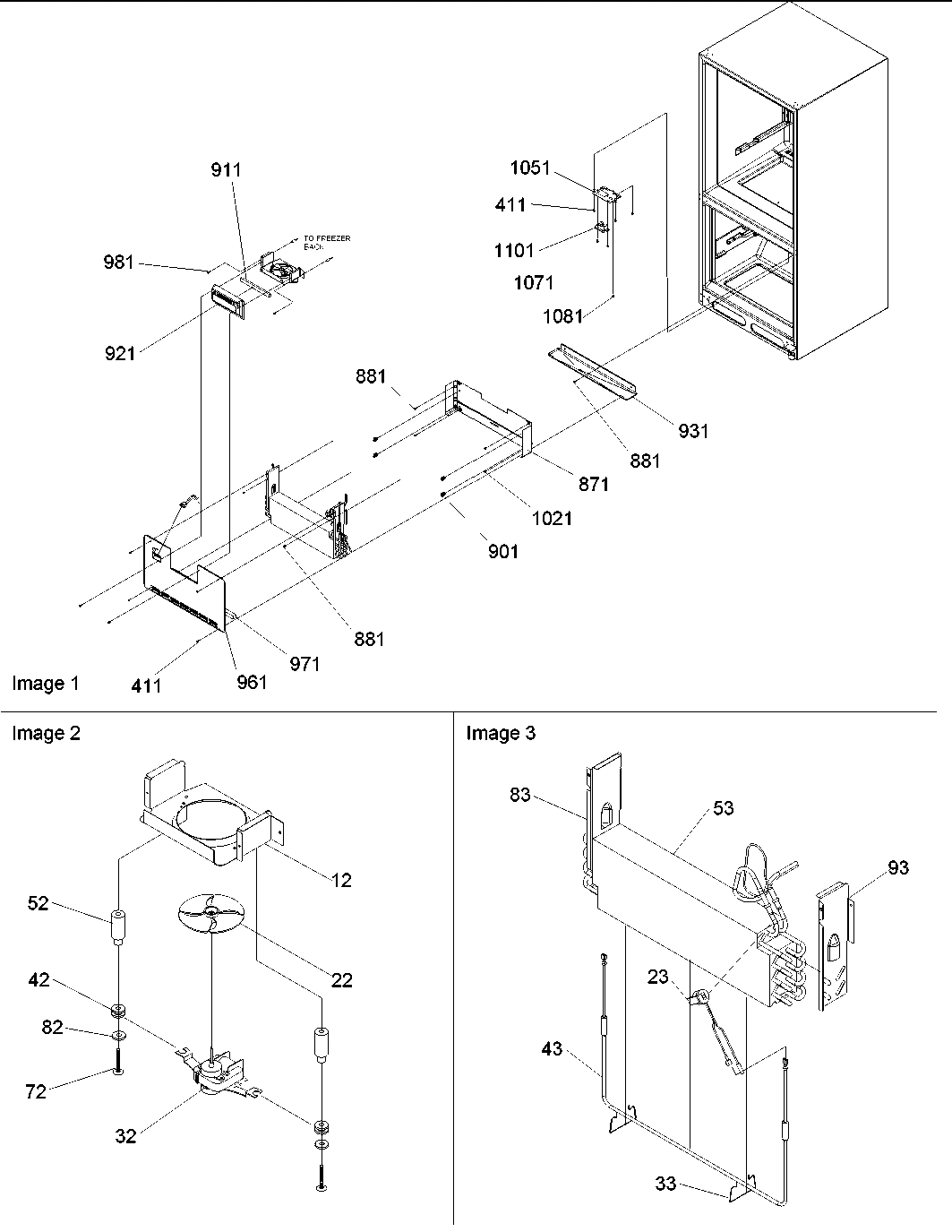 05 - Evaporator & Freezer Control Assy