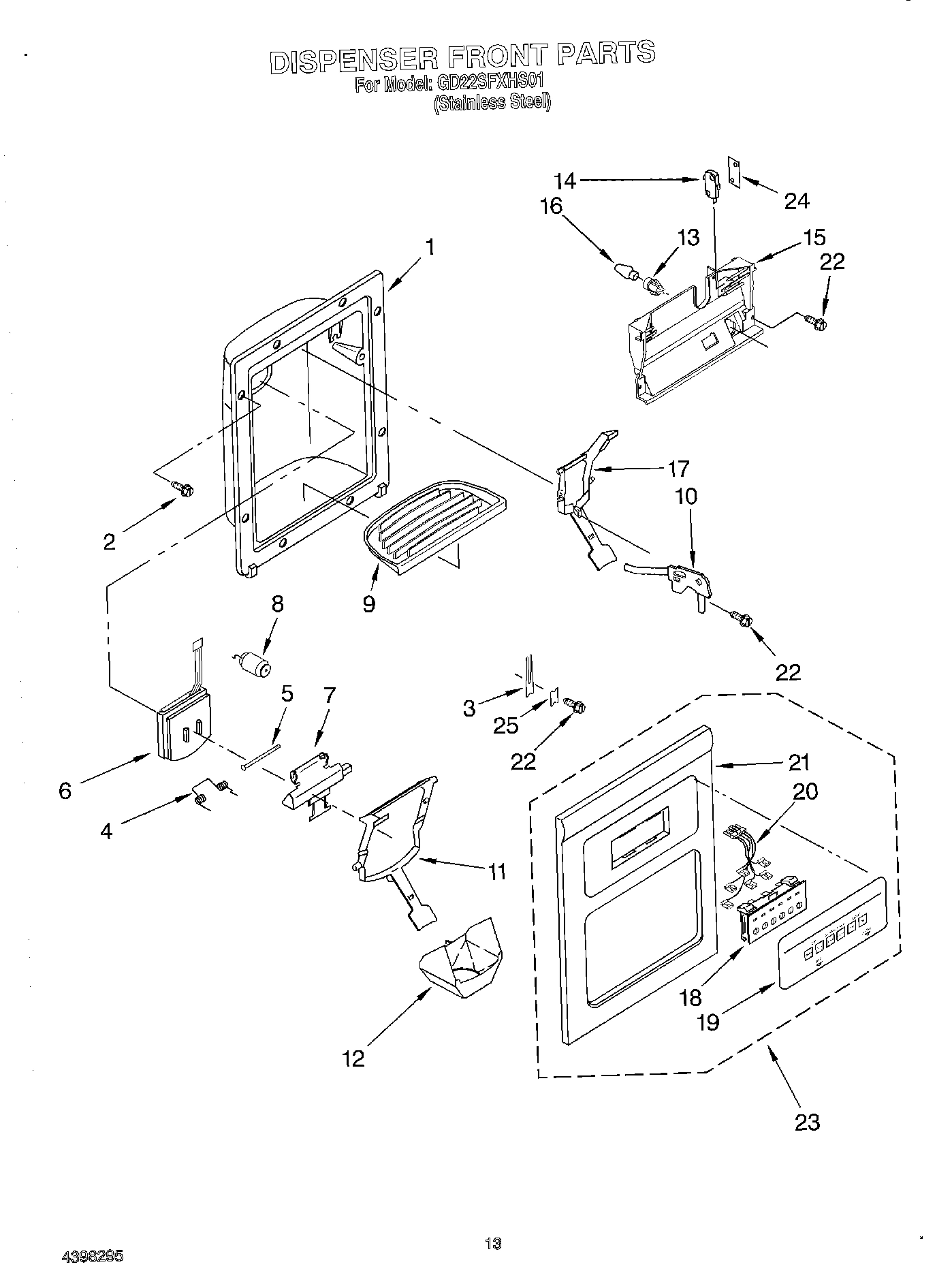 09 - DISPENSER FRONT