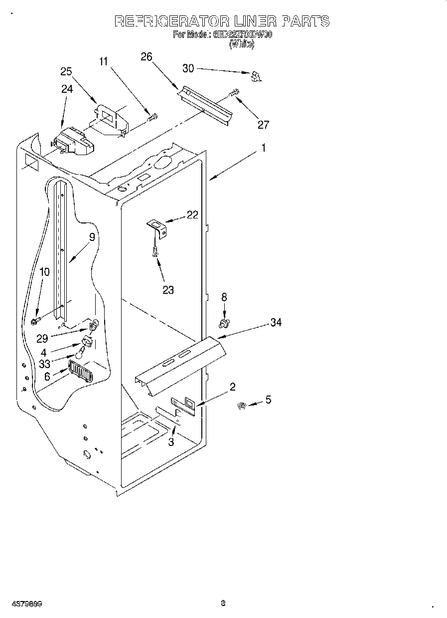 02 - REFRIGERATOR LINER