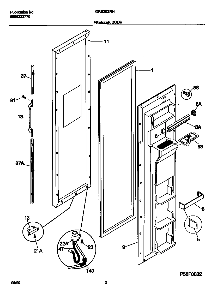 02 - FREEZER DOOR