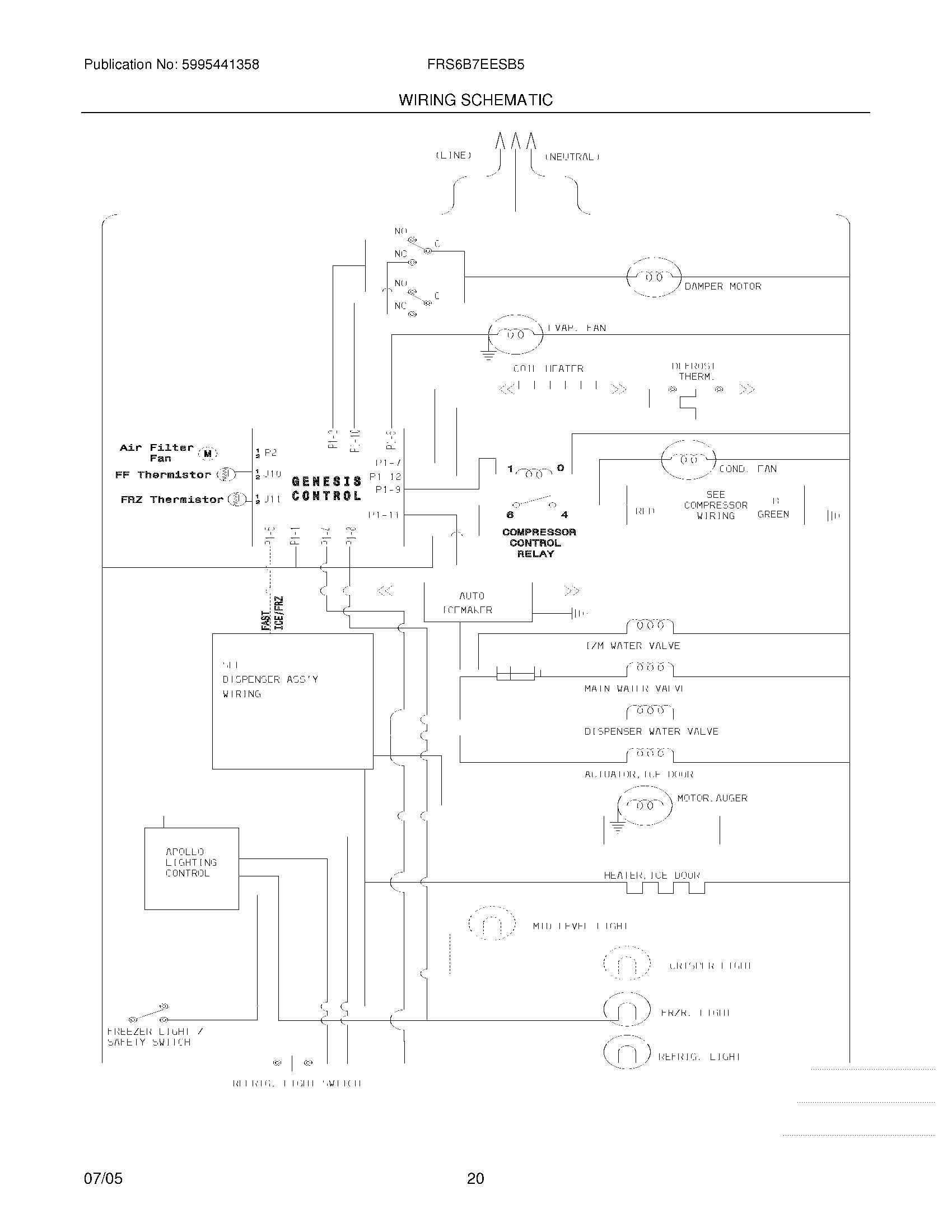 20 - WIRING SCHEMATIC