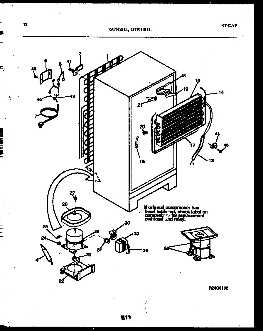 07 - SYSTEM AND AUTOMATIC DEFROST PARTS