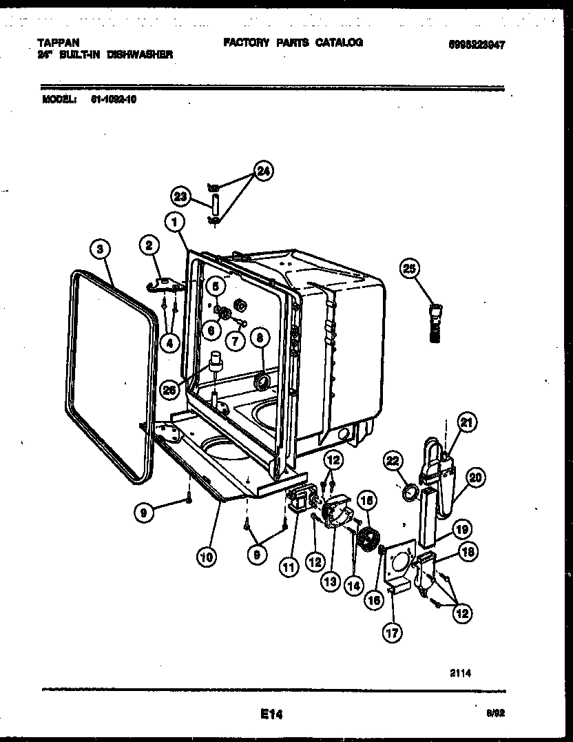 05 - TUB AND FRAME PARTS