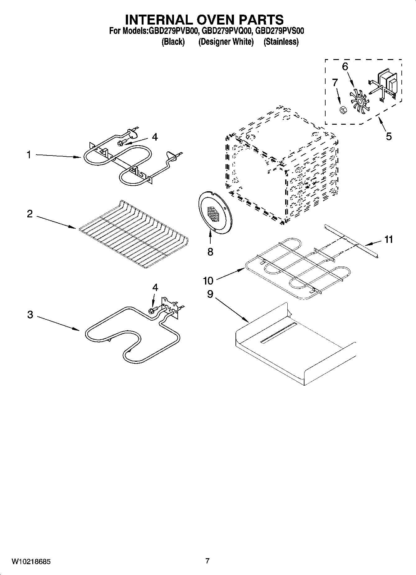 05 - INTERNAL OVEN PARTS